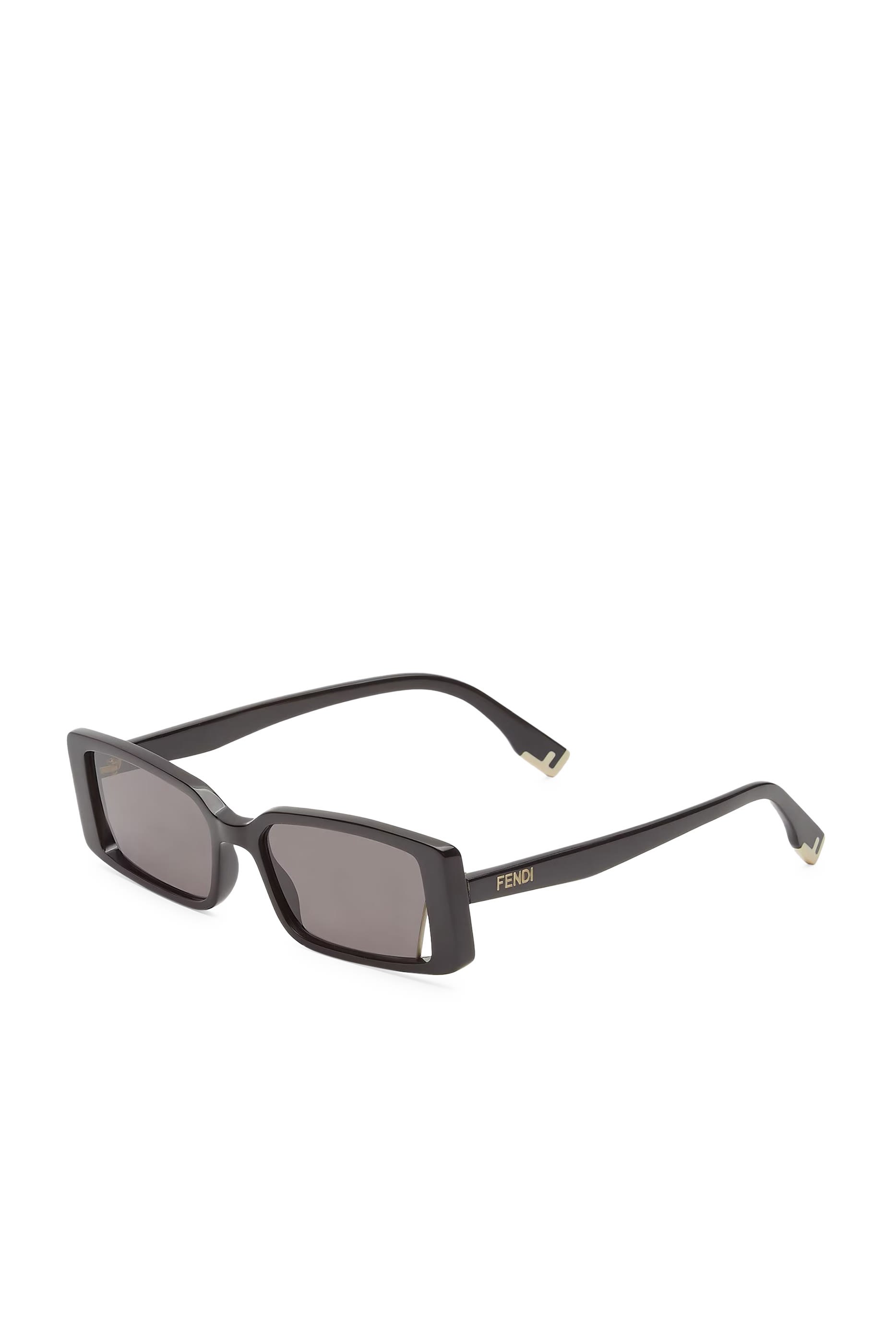 Fendi Way Black Rectangular Sunglasses
