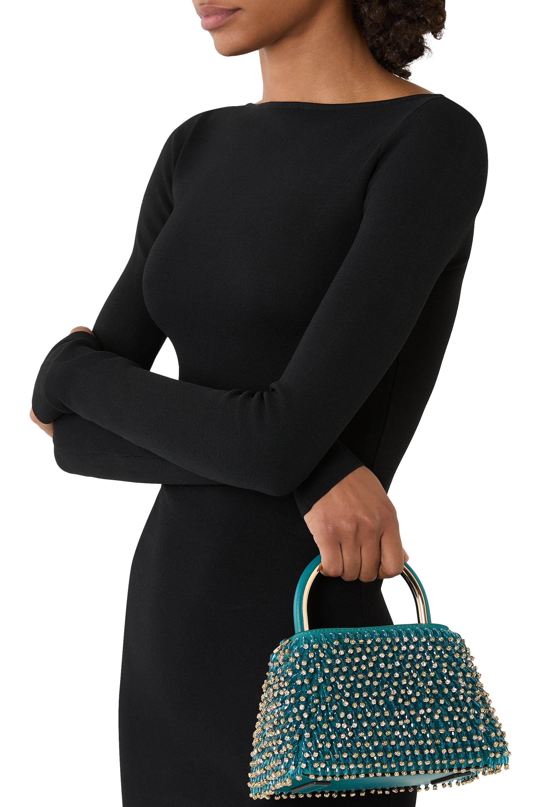 Limited-Edition Rosie Extra-Small Embellished Suede Shoulder Bag