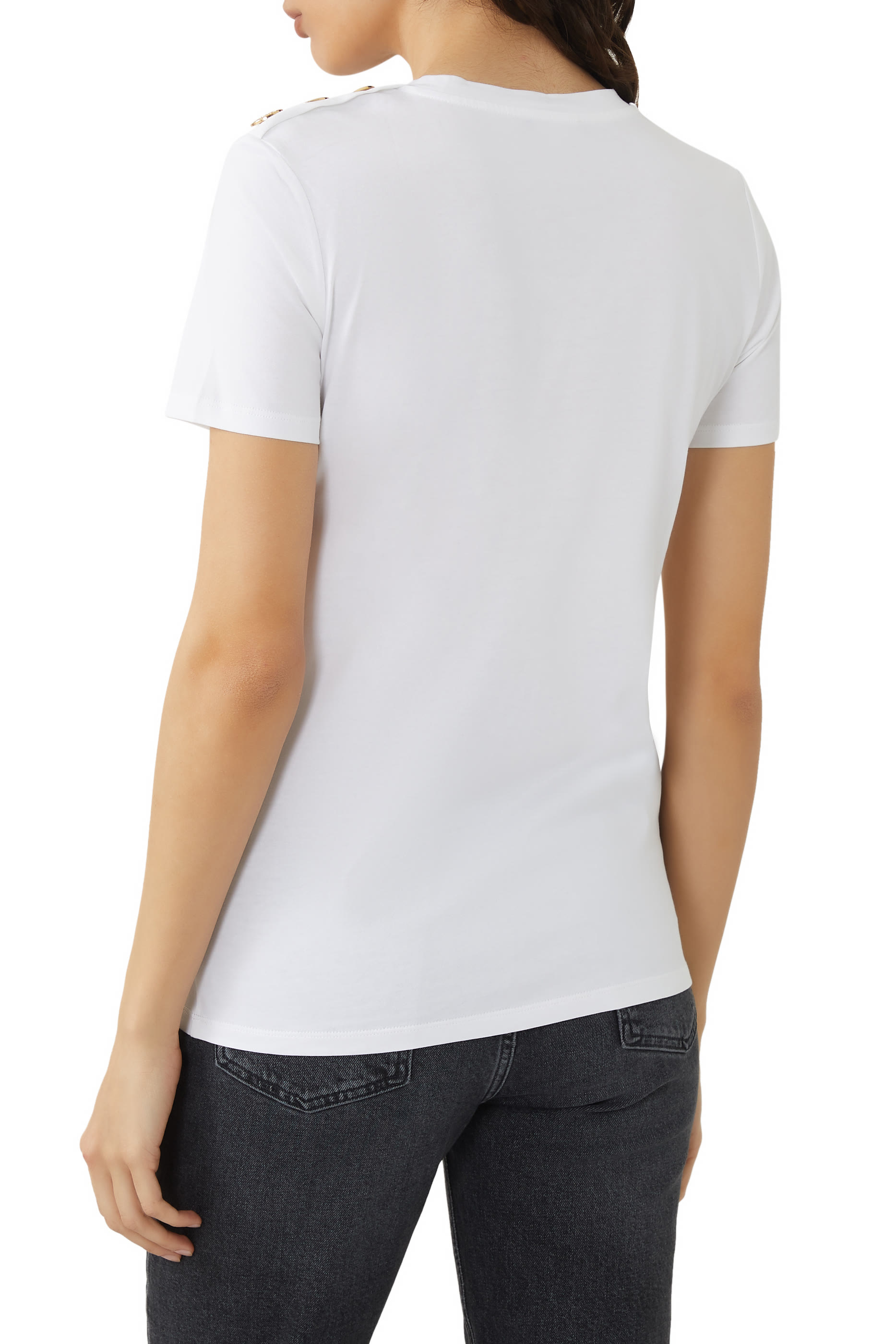 Three Button Logo T-Shirt