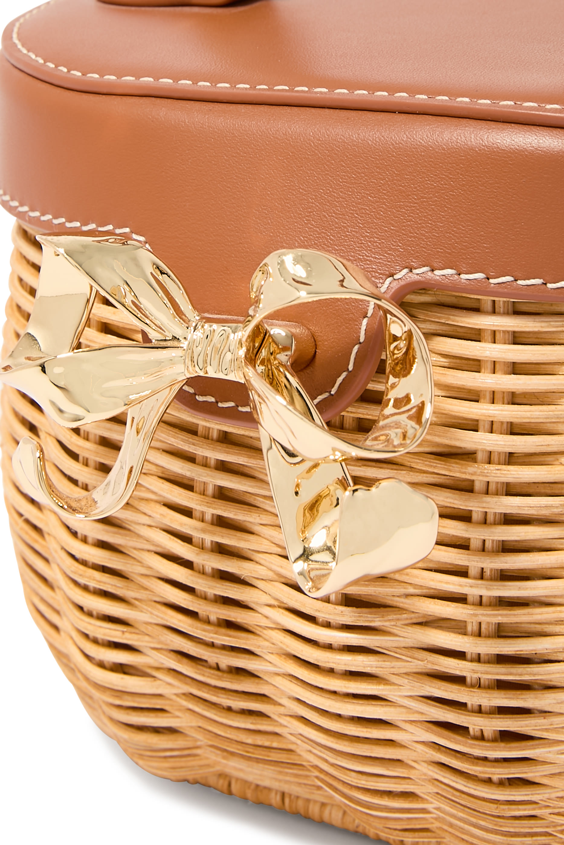 Rattan Bow Basket Bag