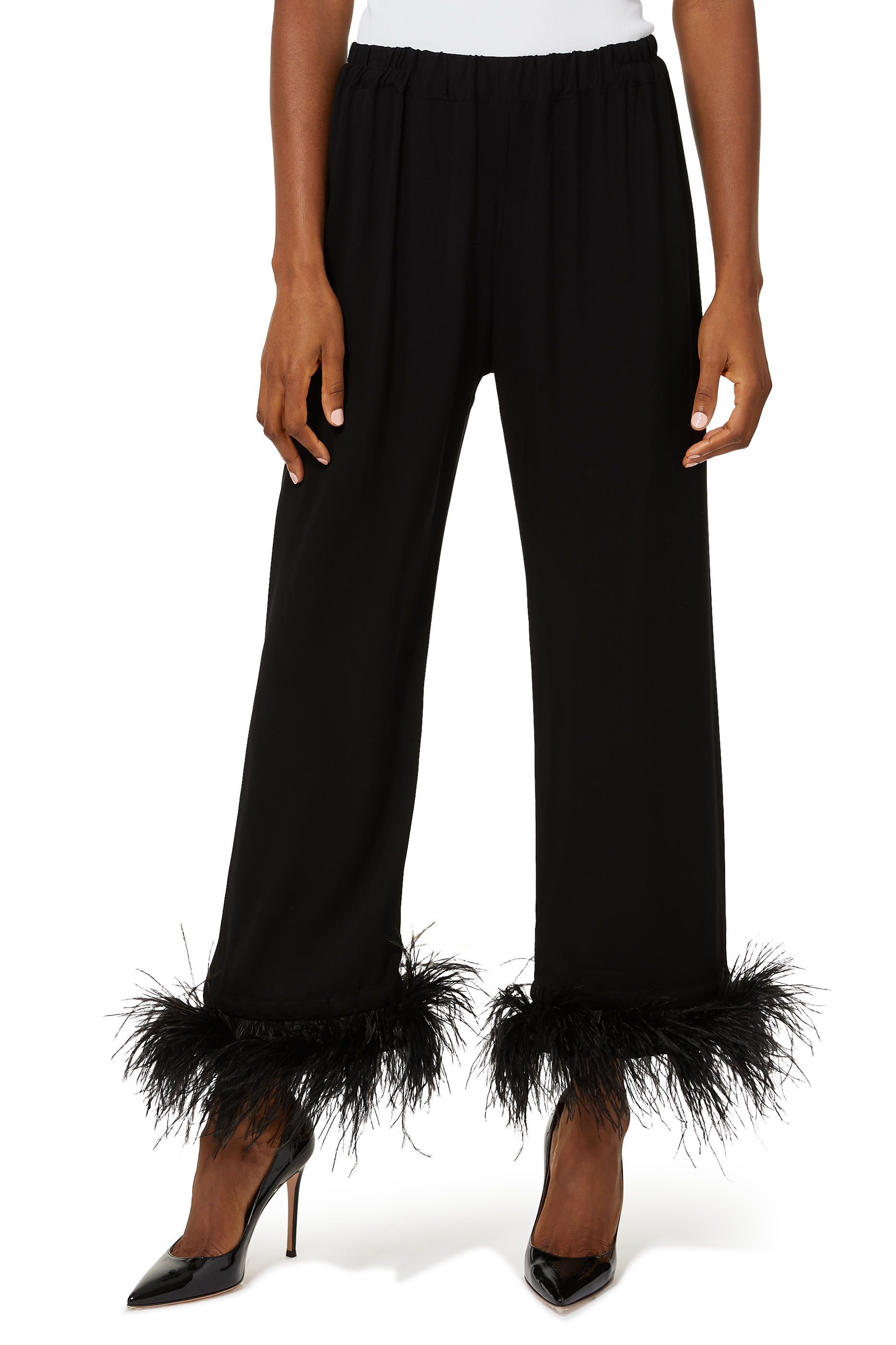 Party Pajama Set With Feathers