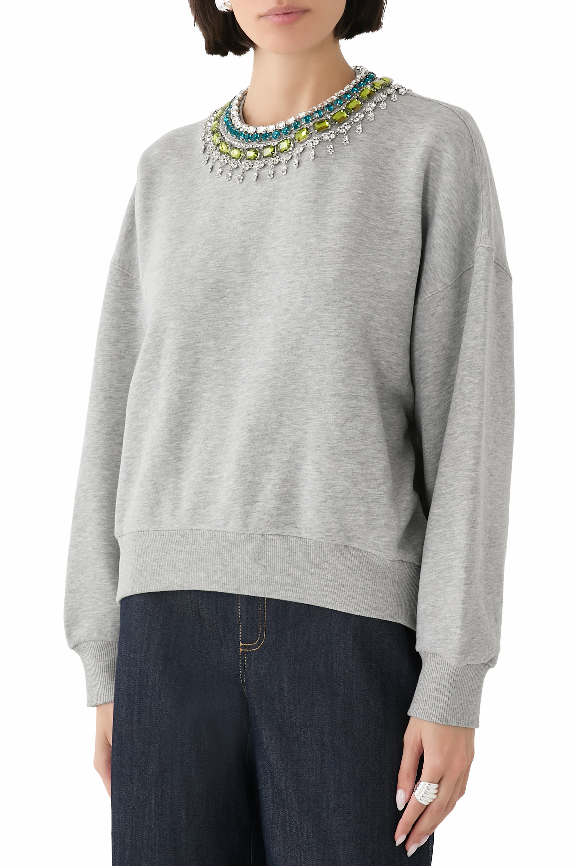 Stacked Necklace Brandy Pullover