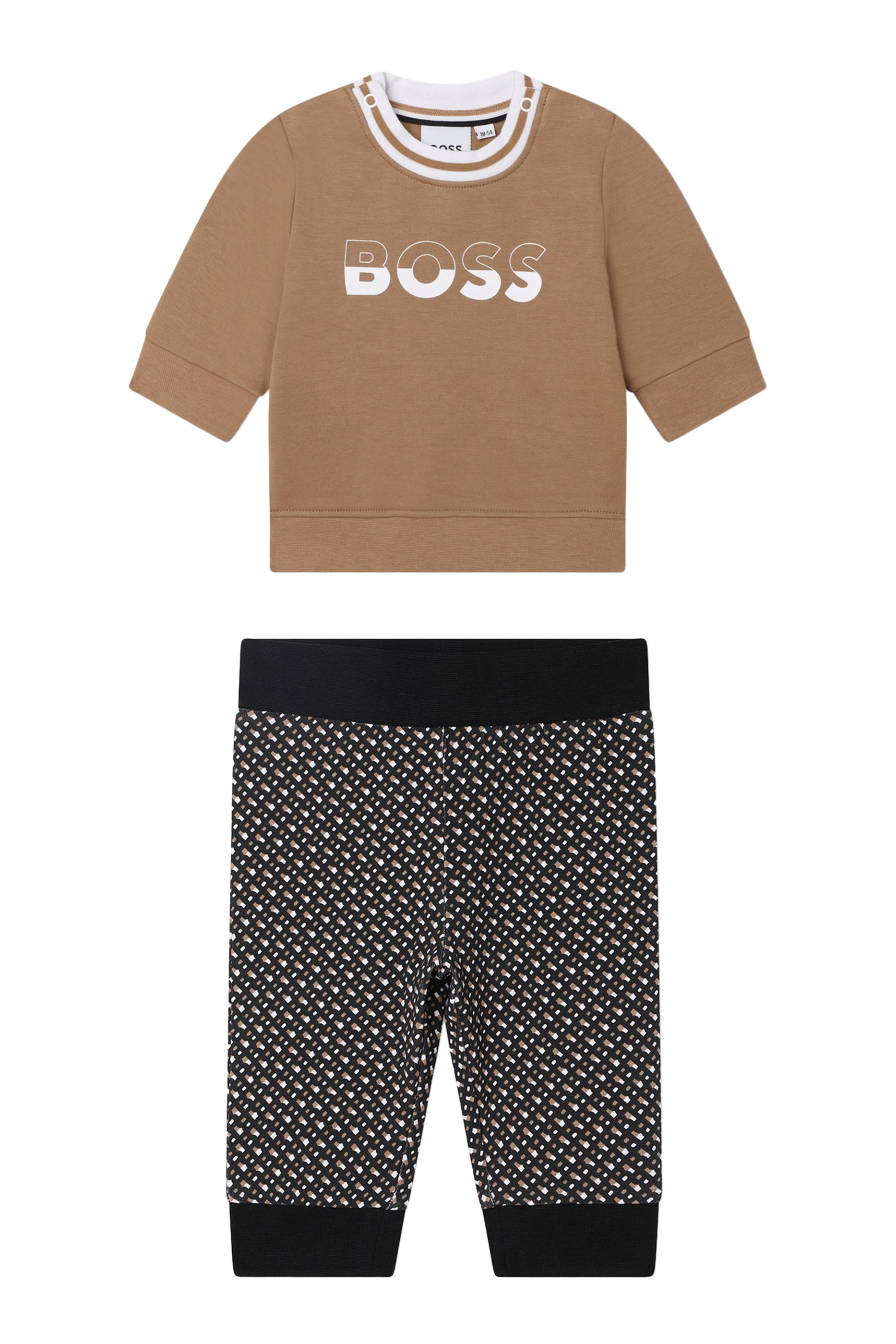 Kids Logo Cotton Trouser Set