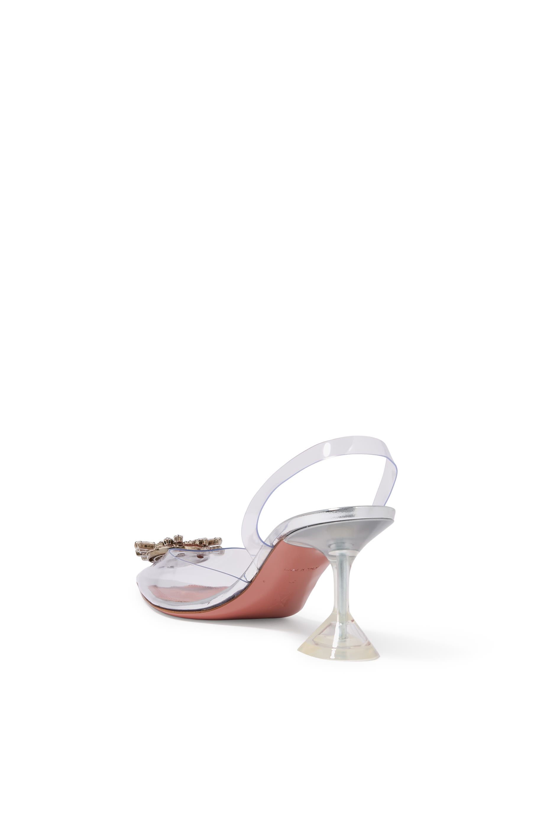 Begum 70 Glass Slingback Pumps
