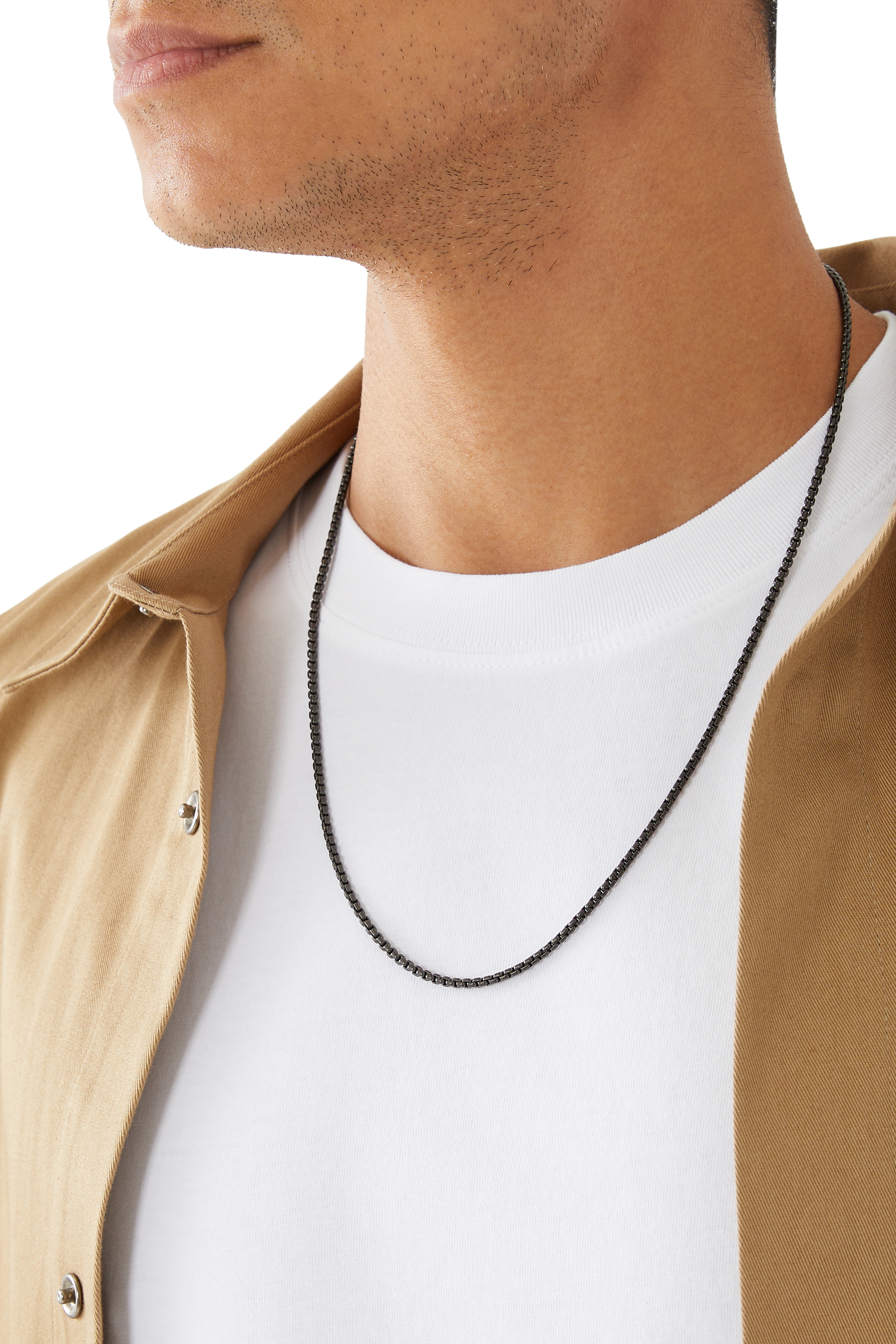 24in Small Box Chain Necklace