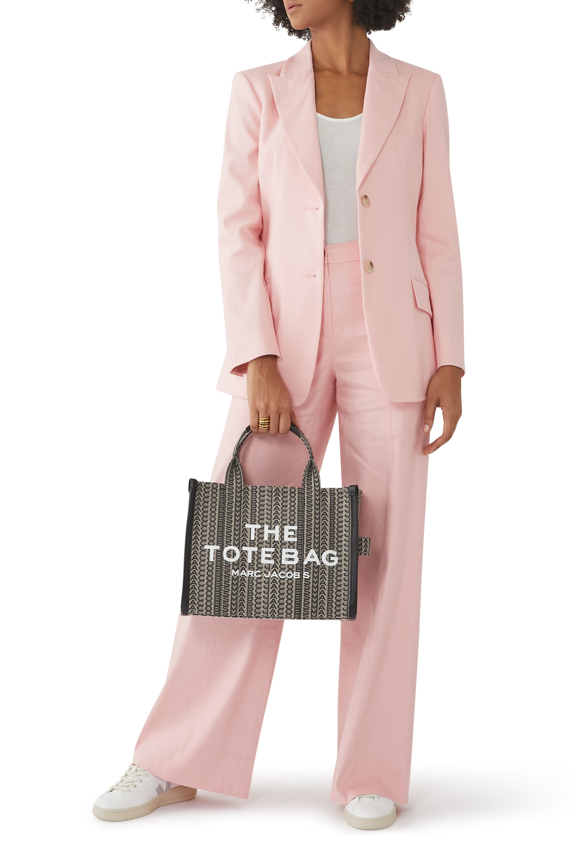 The Monogram Jacquard Medium Tote Bag