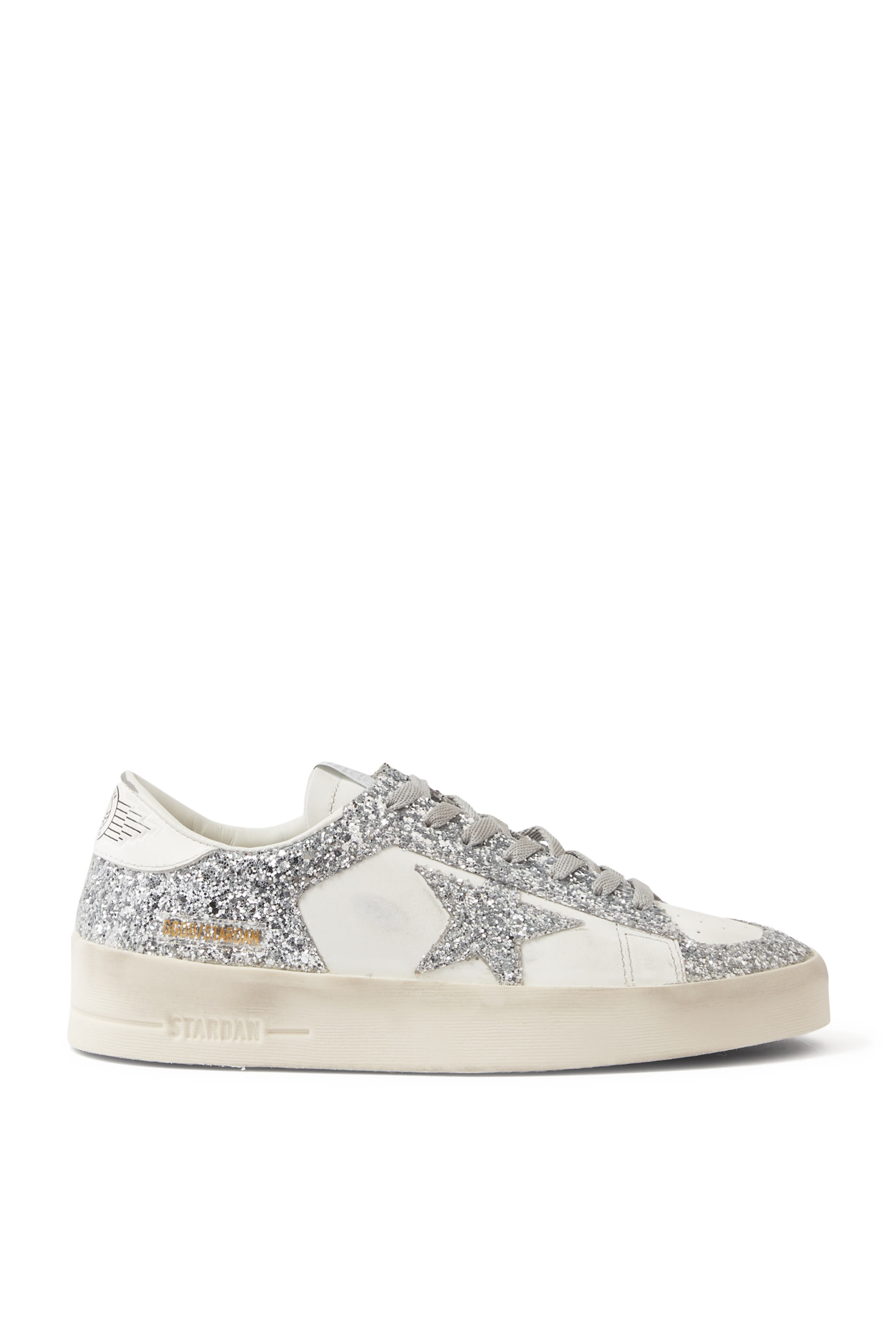 Stardan Glitter Leather Sneakers