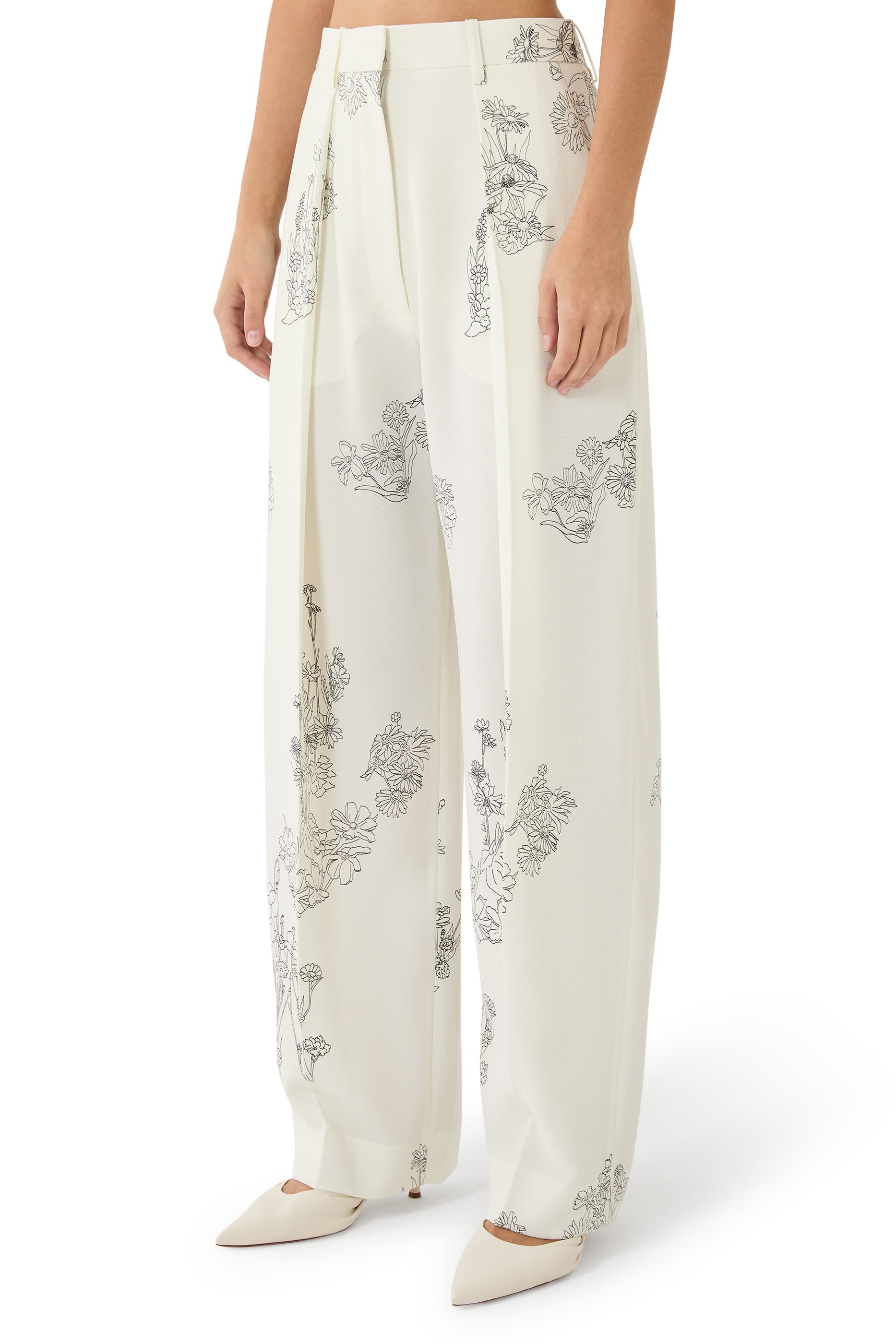 Wide Leg Trousers