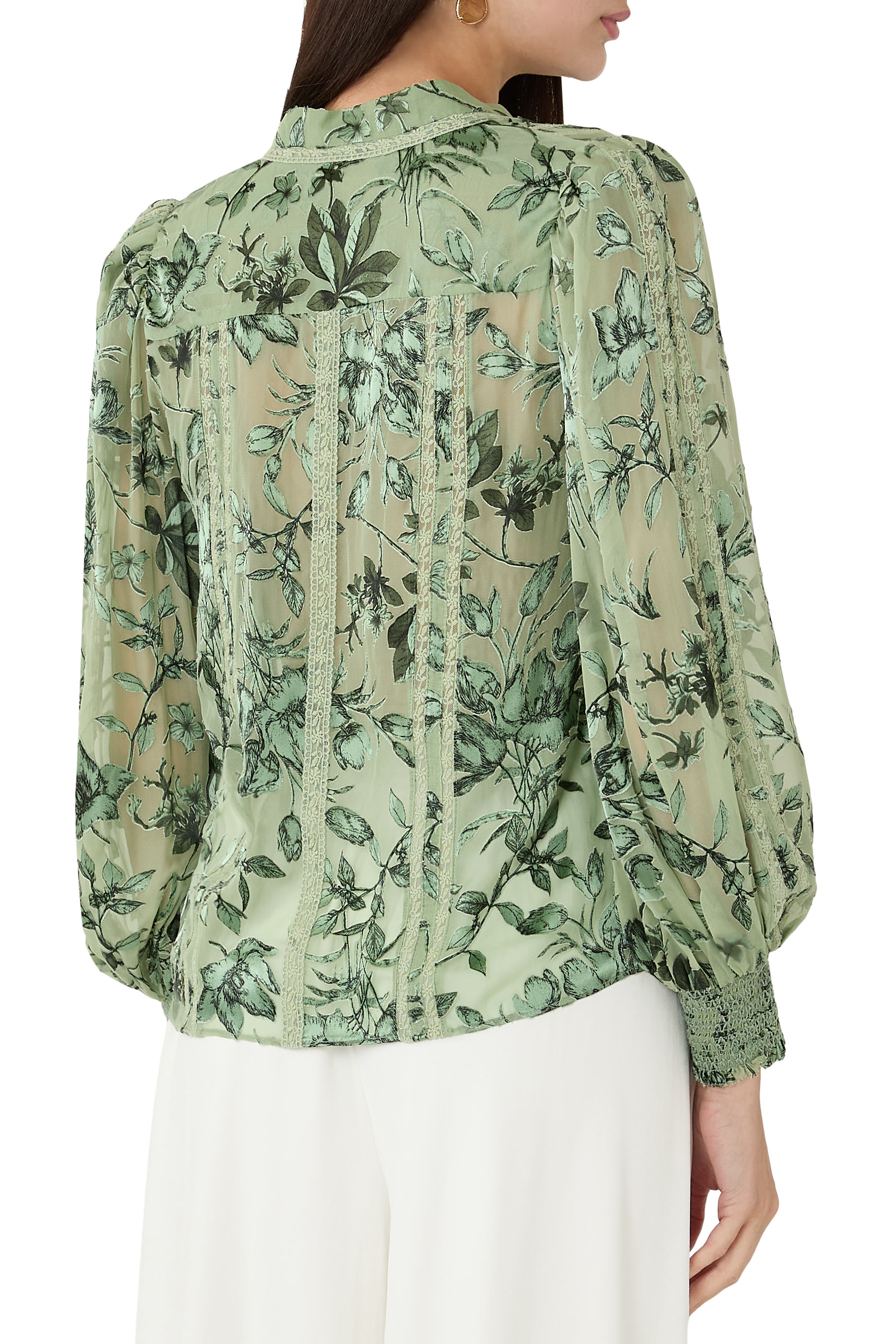 Arlette Burnout Blouse