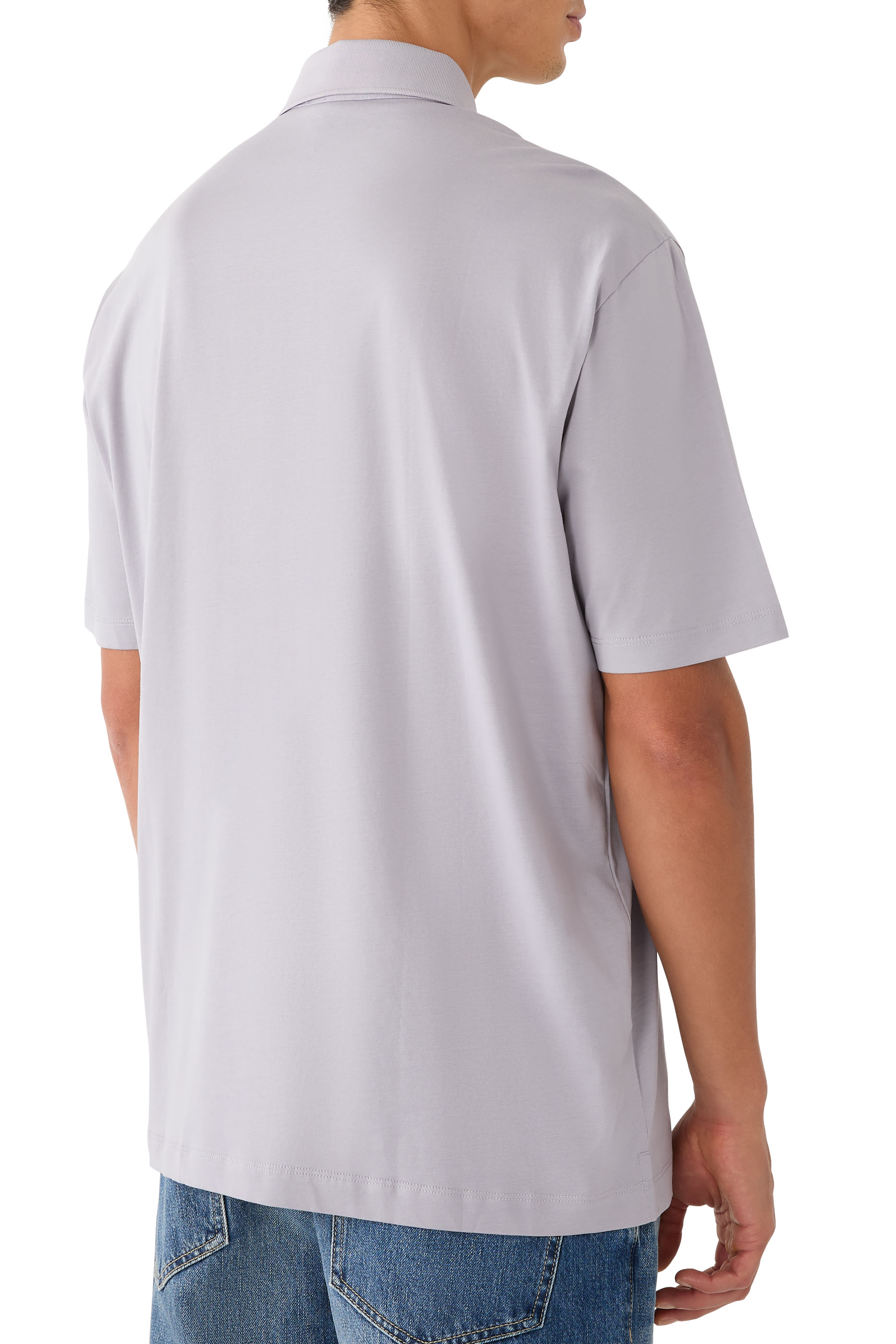 Regular Fit Mercerised Cotton Polo