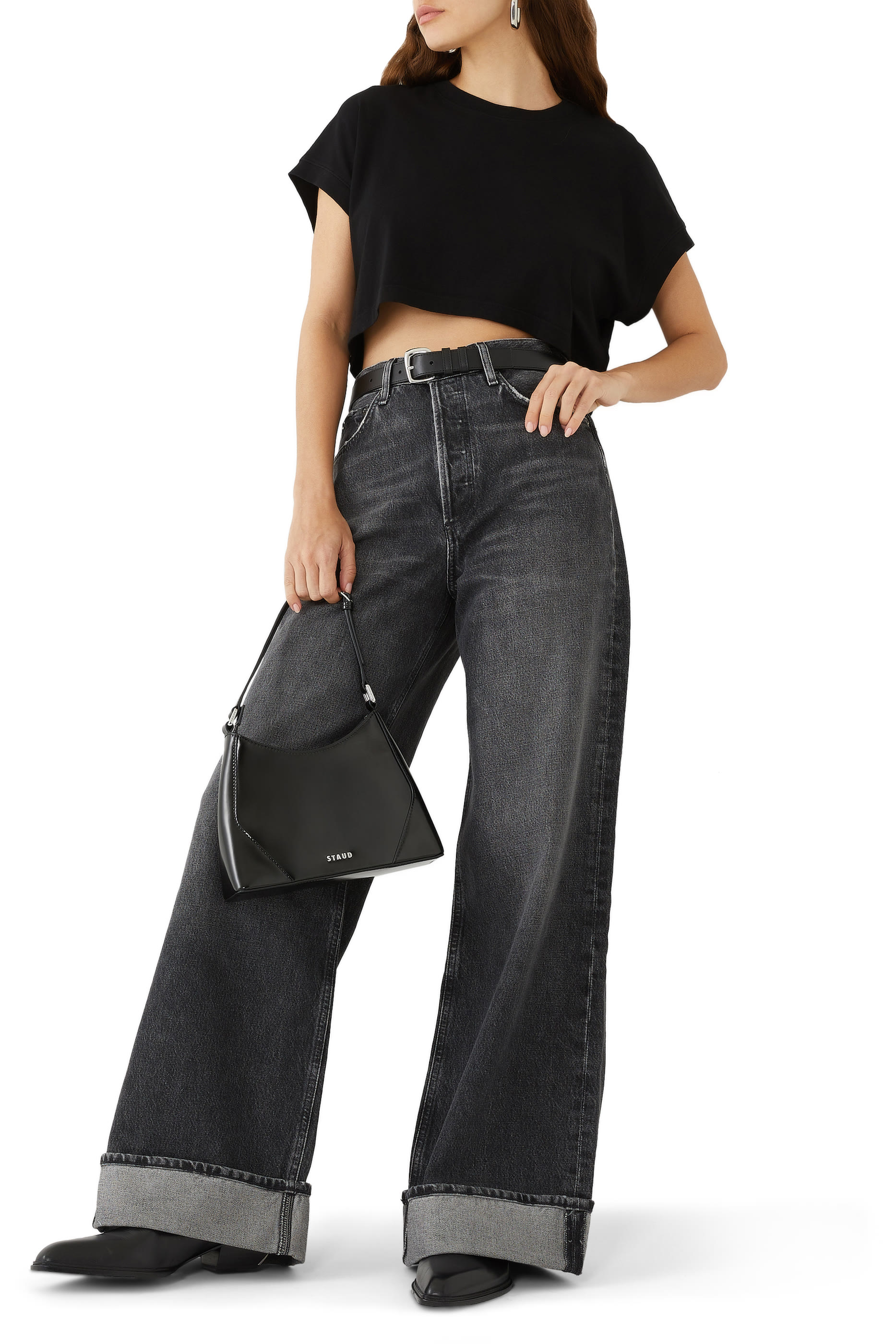 Dame High-Rise Wide-Leg Pants