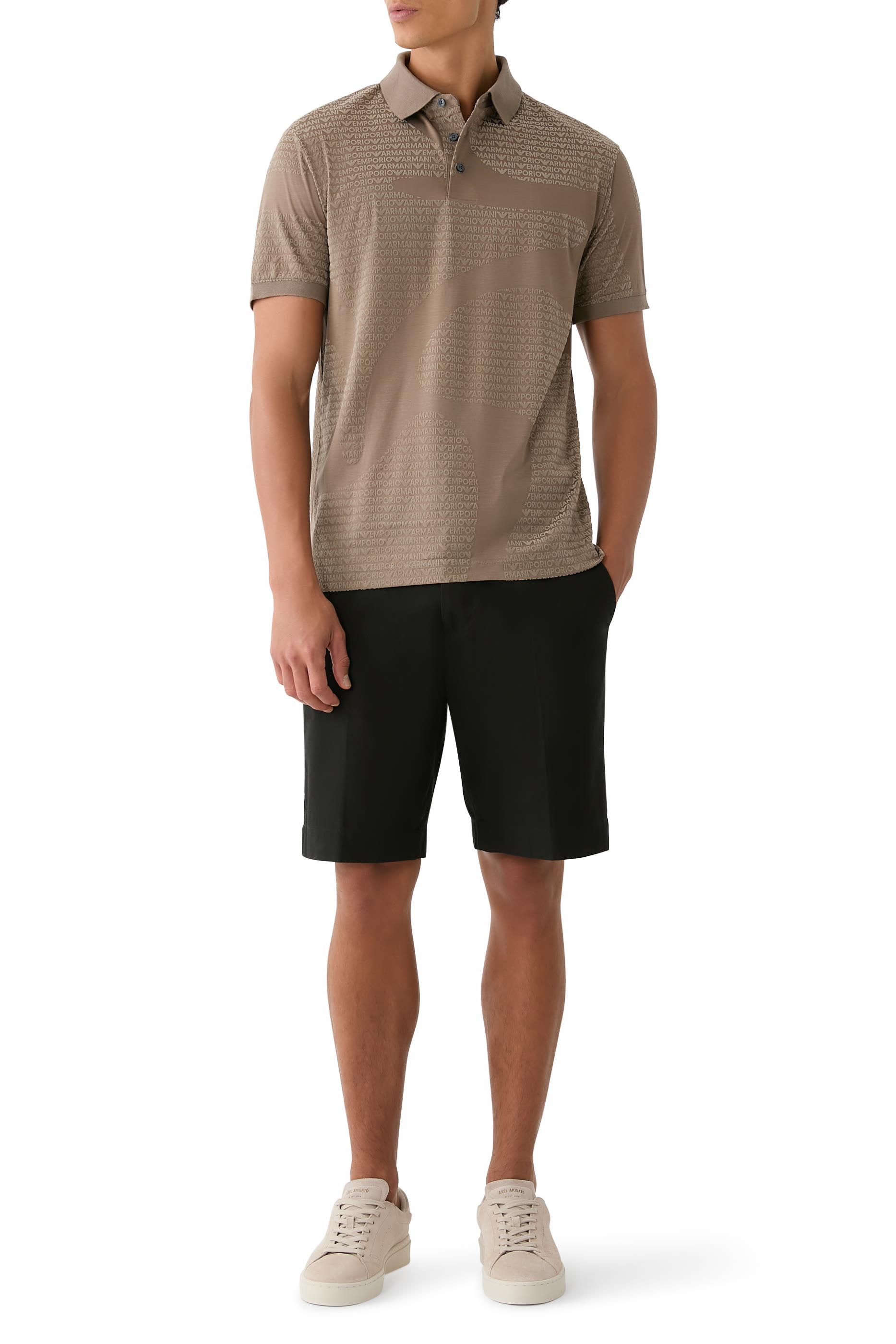 All-Over Logo Polo Shirt