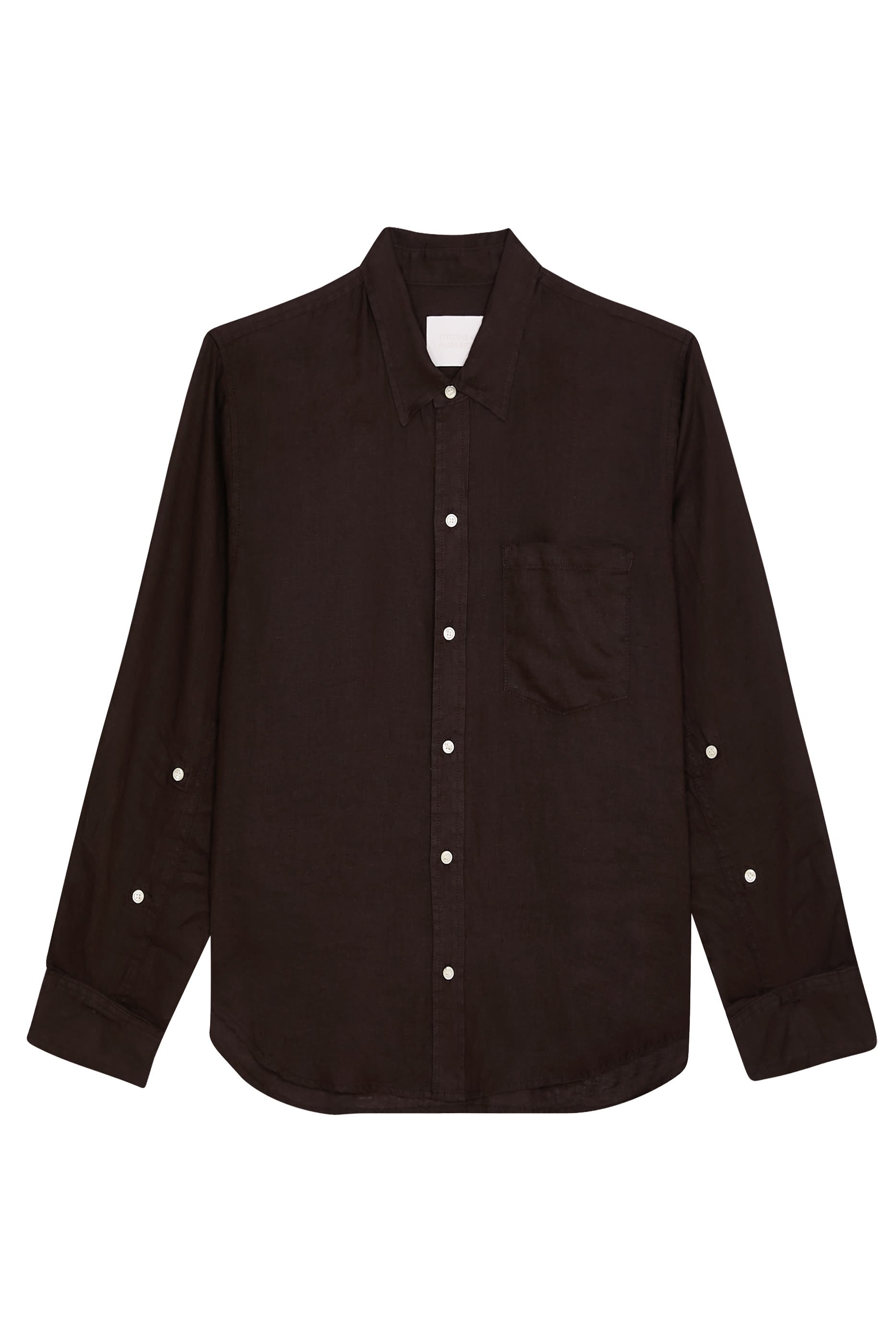 Kayla Shrunken Linen Shirt