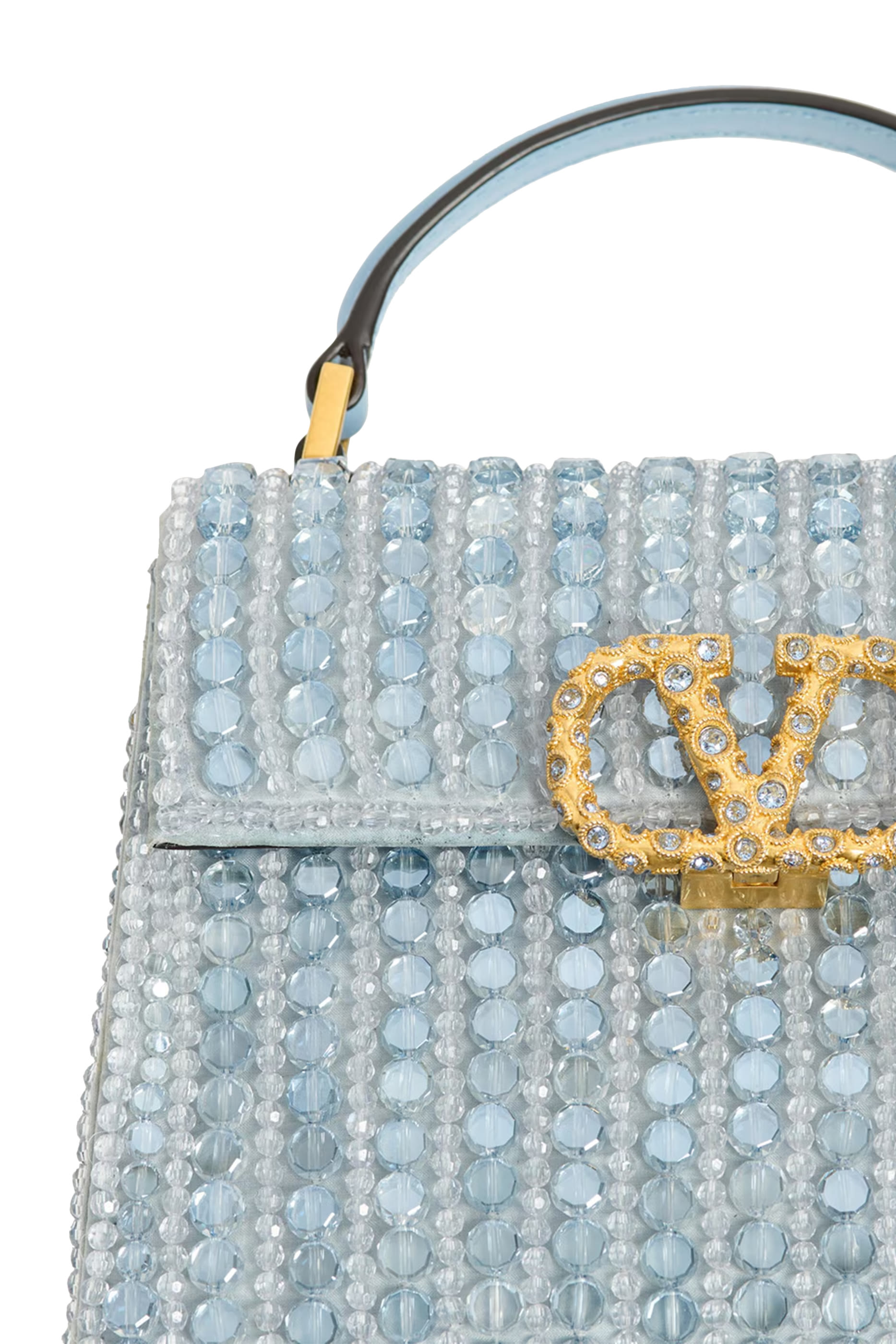 VSling Jewel Logo Mini Embroidered Handbag