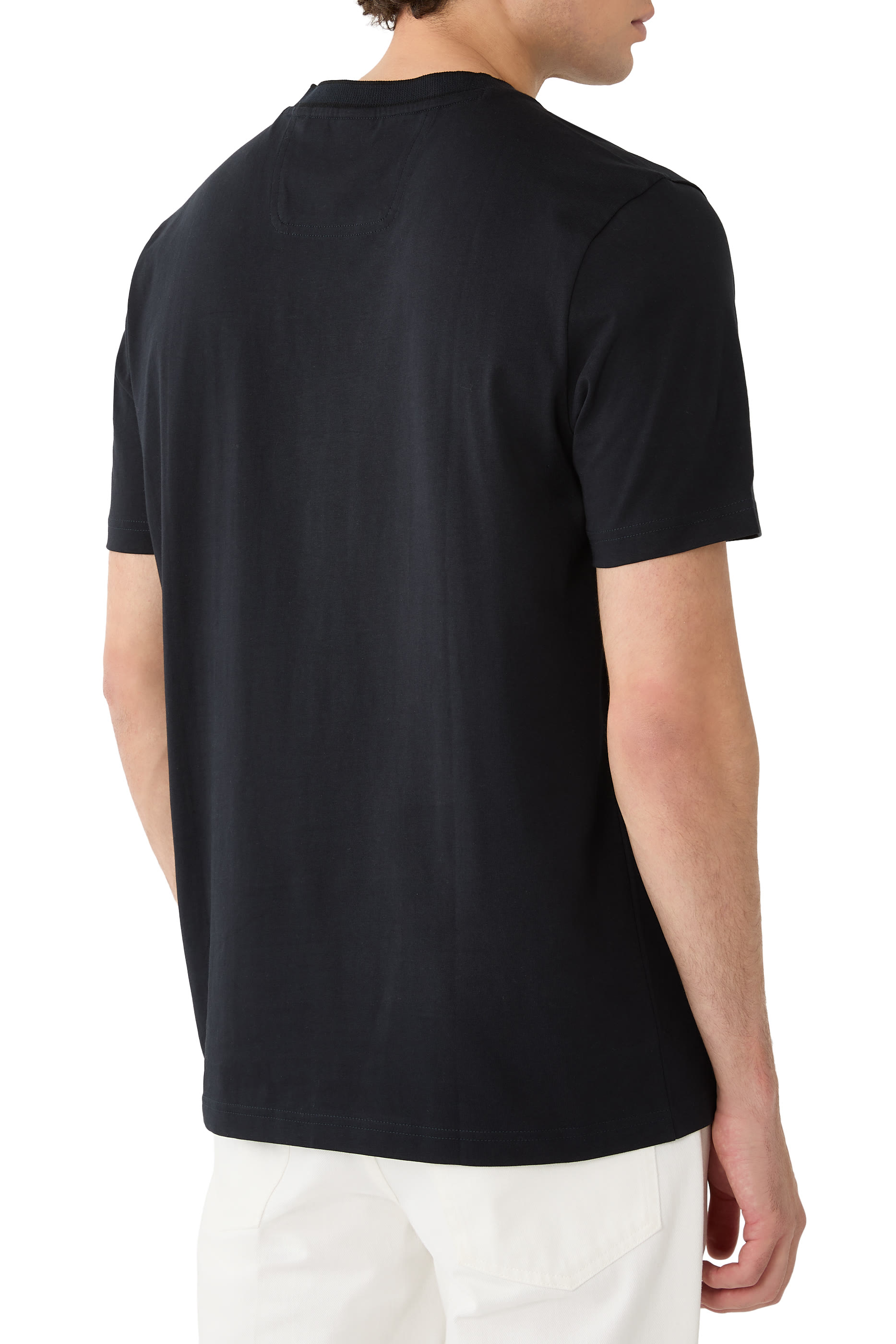 Plain Short Sleeve Crewneck T-Shirt