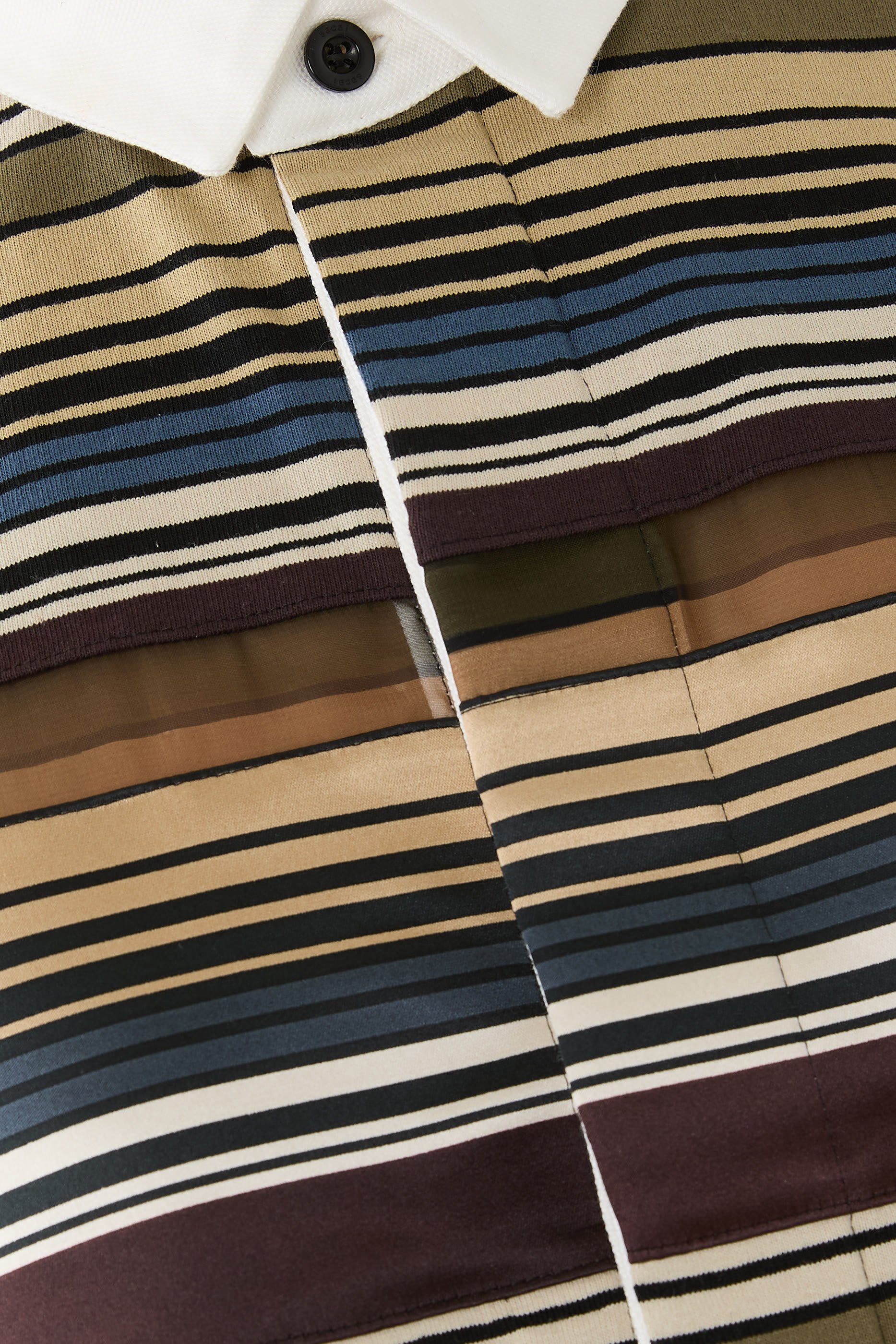 Horizontal Stripe Polo Shirt