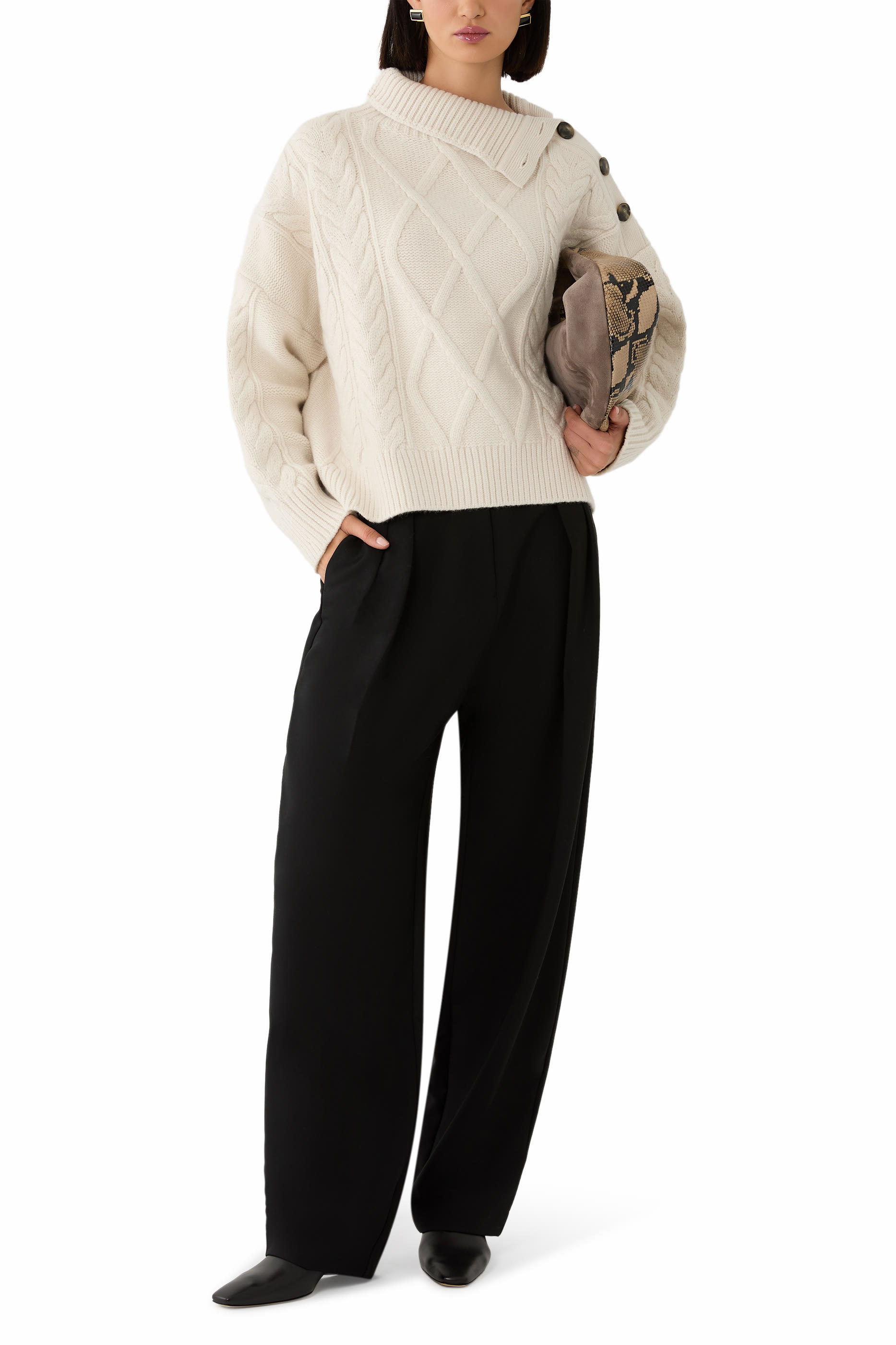 Cable-Knit Sweater 