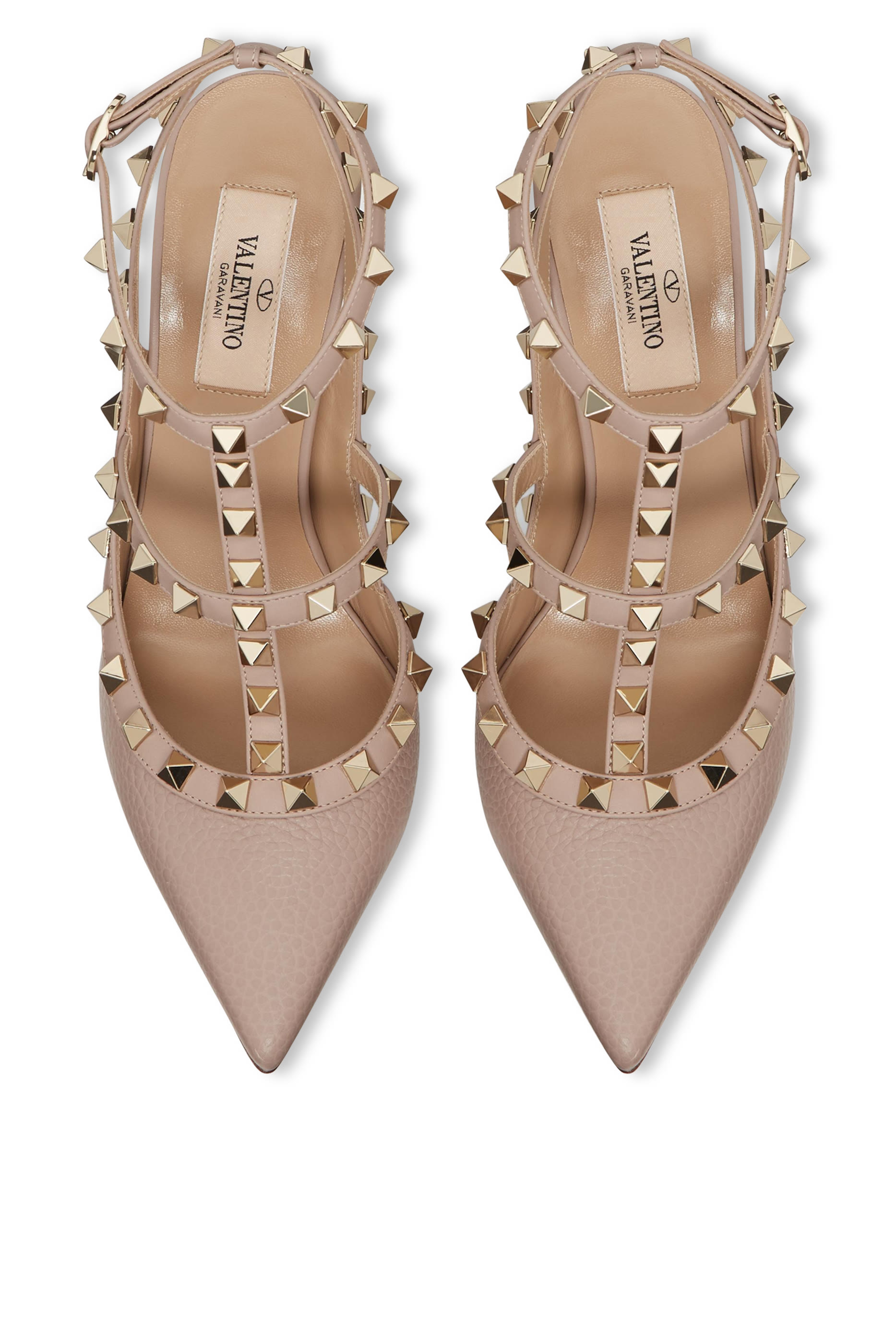  Rockstud 100 Leather Pumps