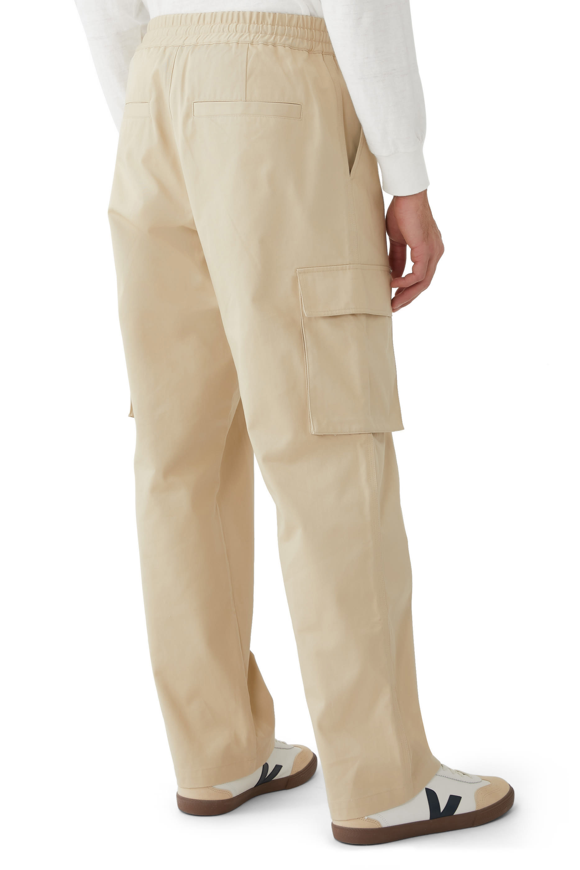 Wide-Leg Cargo Pants