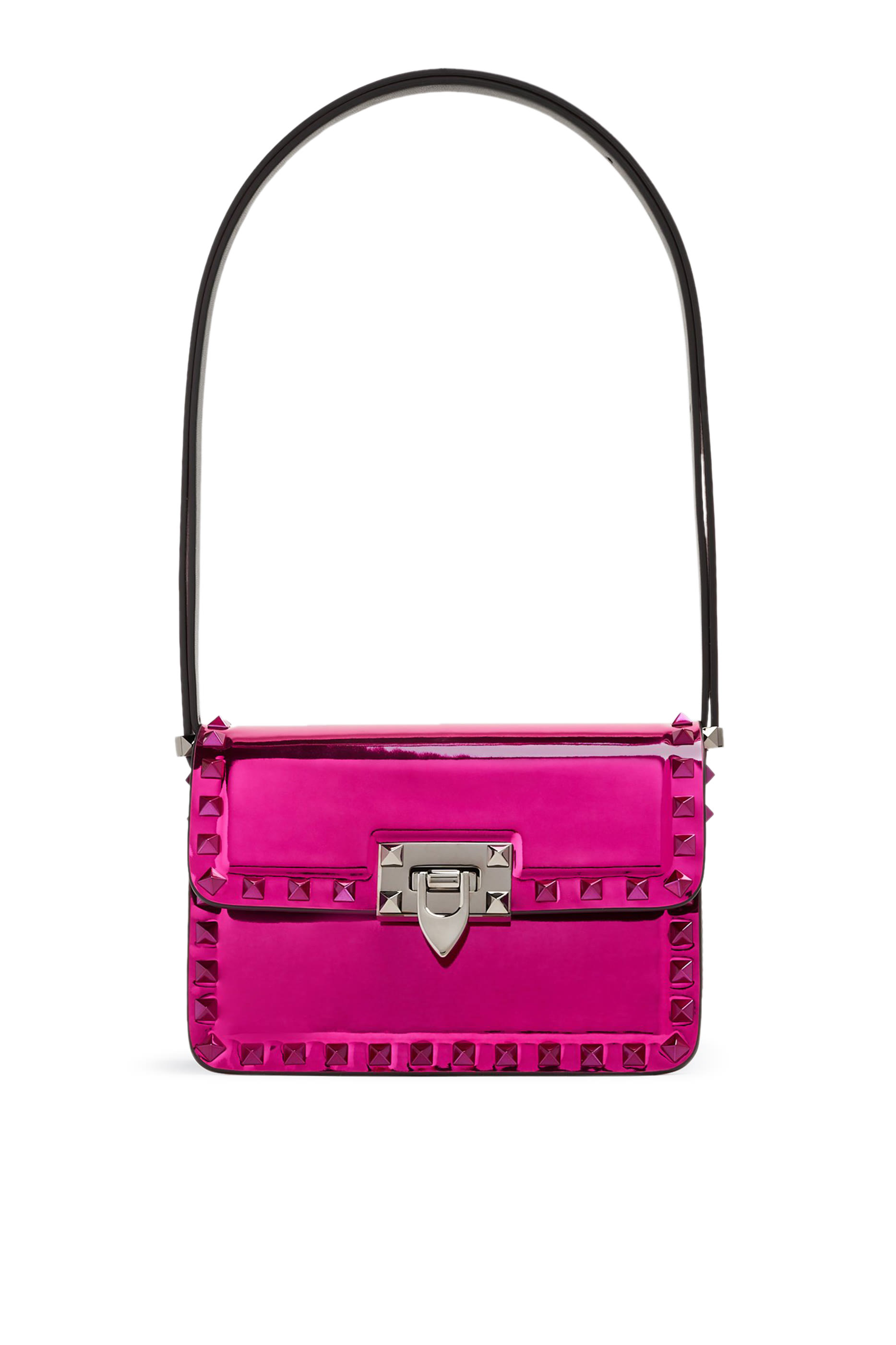 Rockstud Leather Shoulder Bag