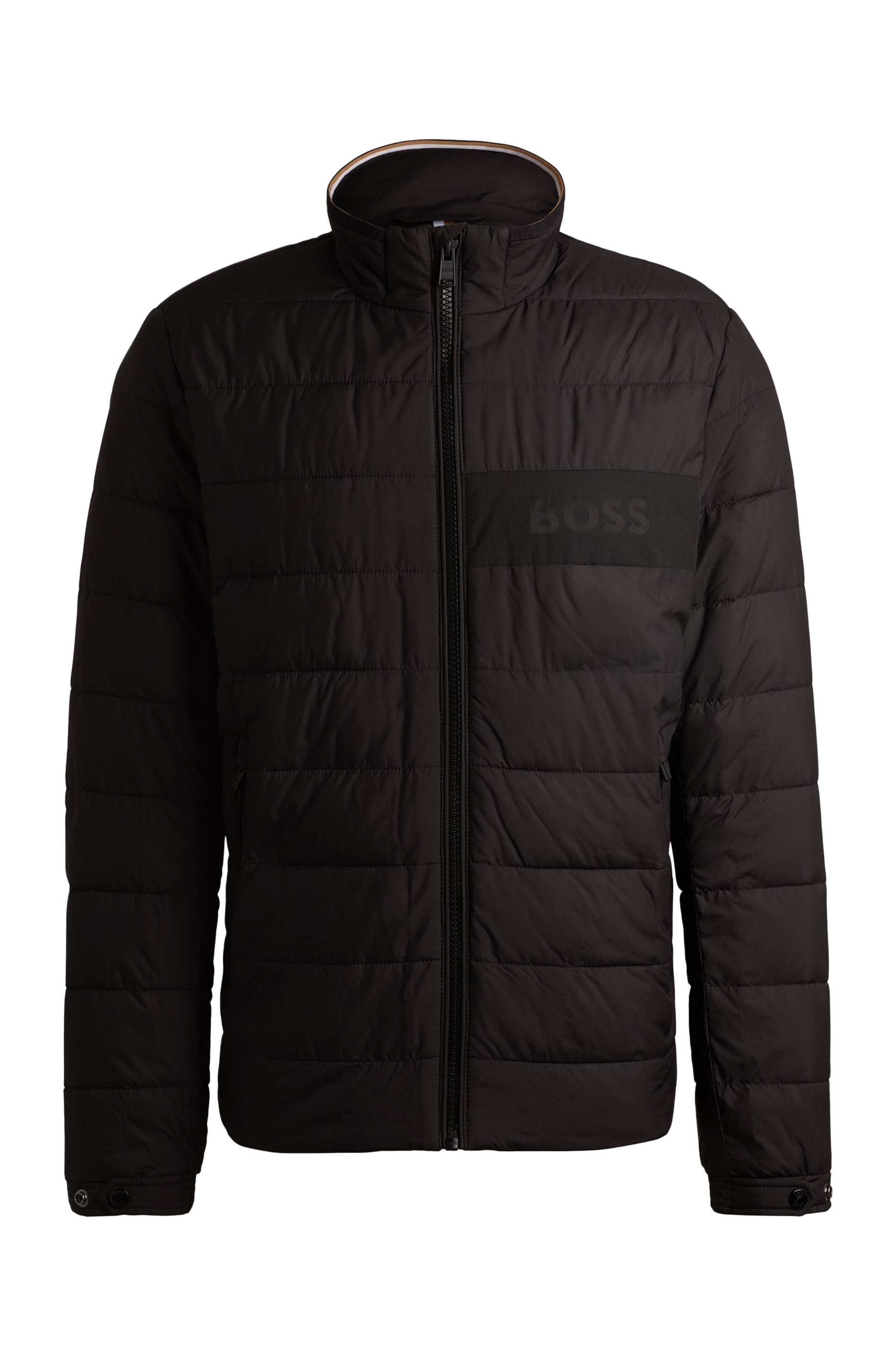 Water-Repellent Regular-Fit Jacket with Logo Detail