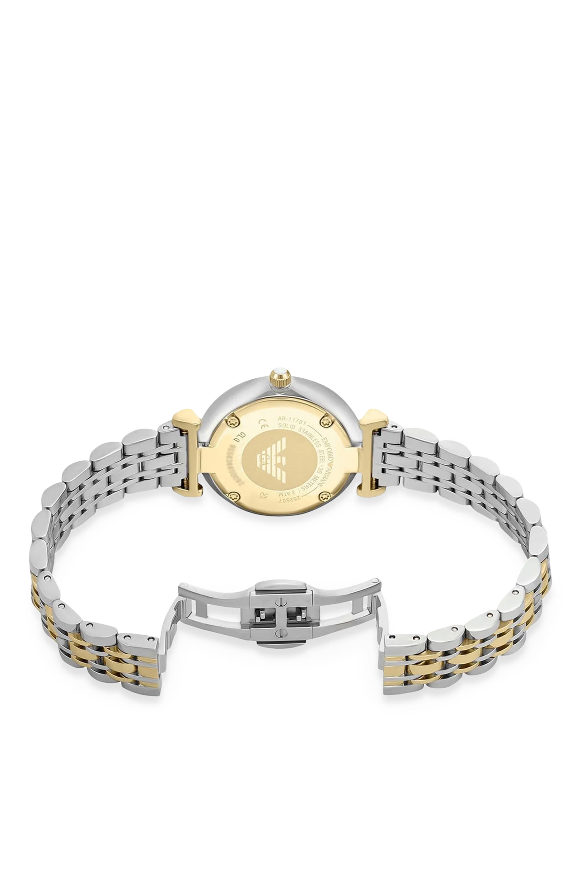 Two-Hand Two-Tone Stainless Steel Watch