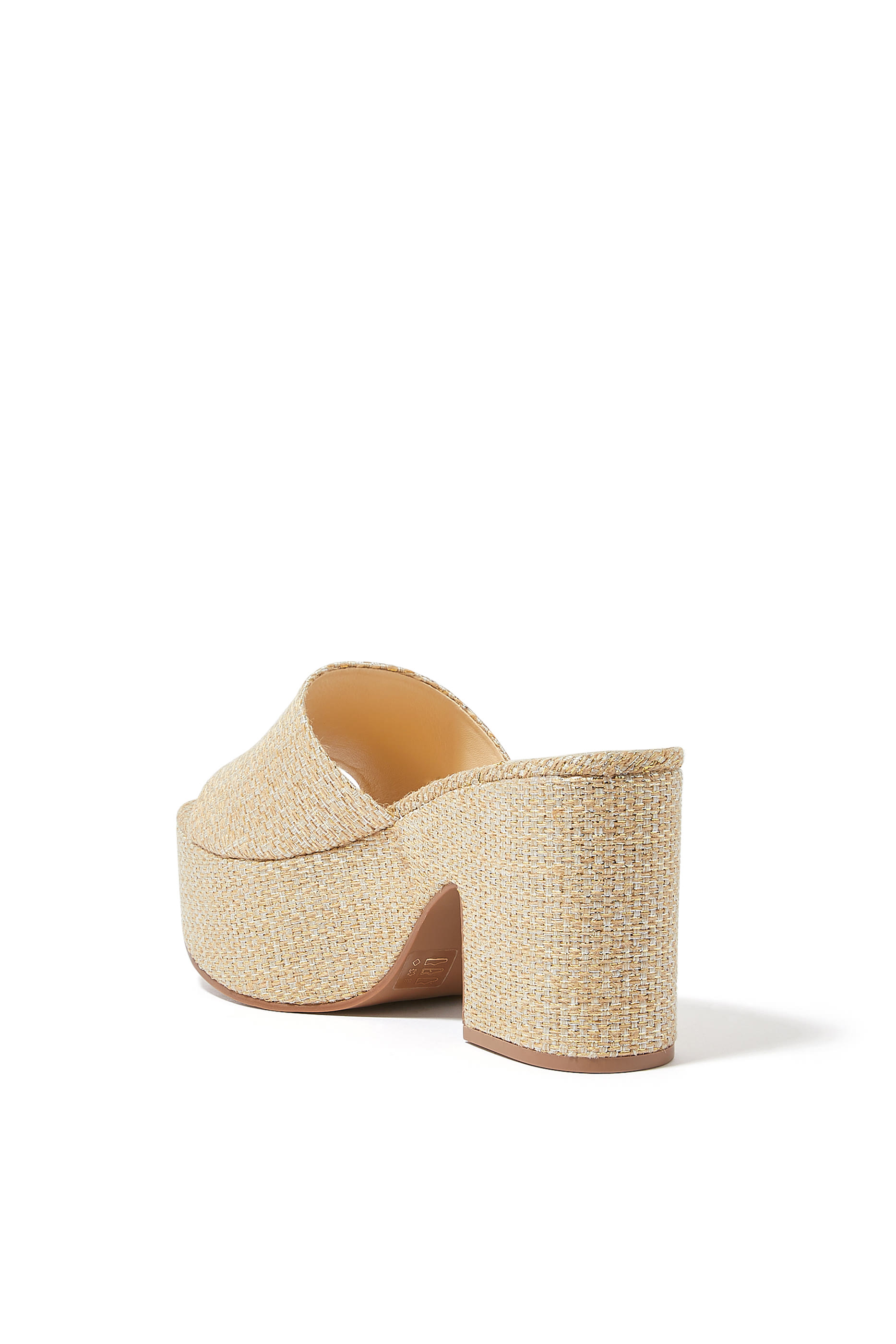 Miso 90 Raffia Platform Sandals