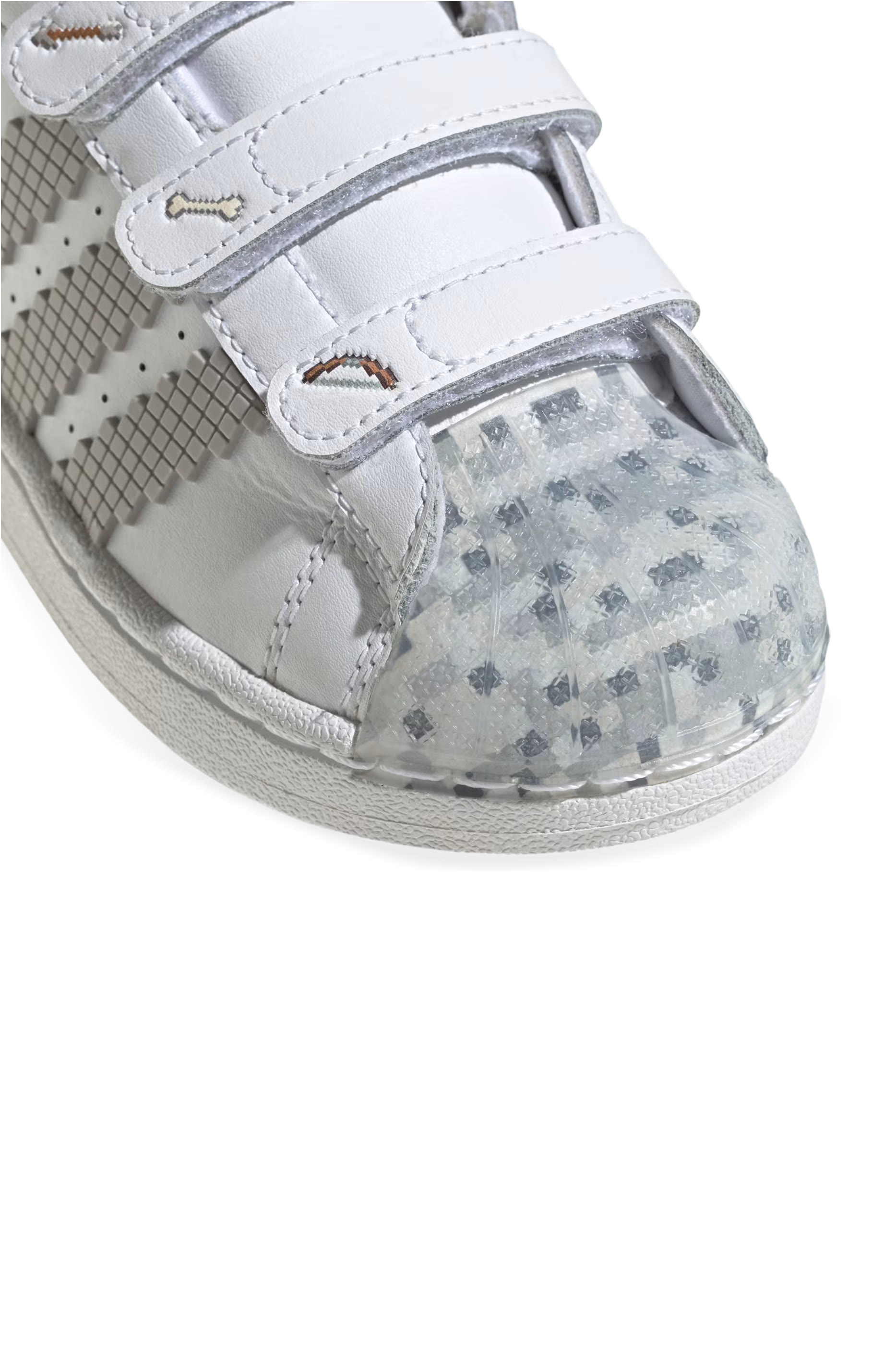 Kids Superstar II Comfort Closure X Minecraft Sneakers