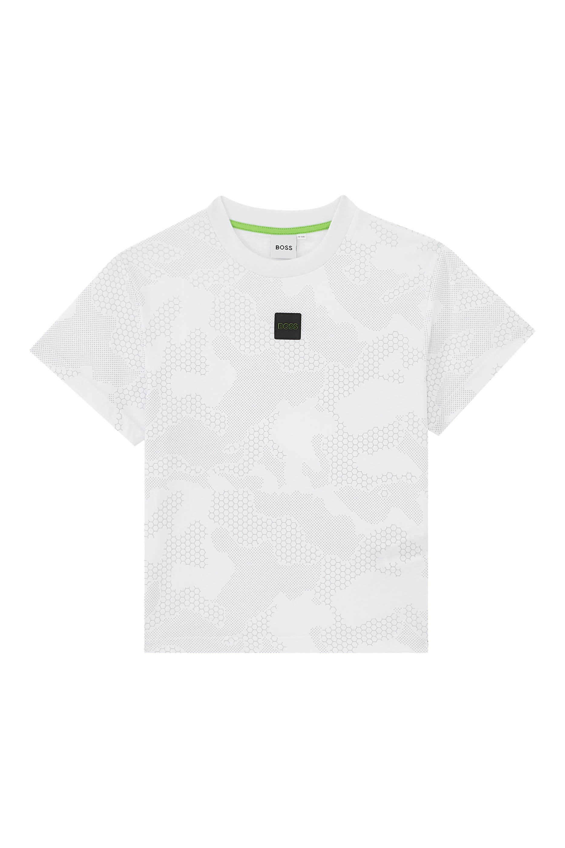 Kids Reflective Camouflage Print T-Shirt