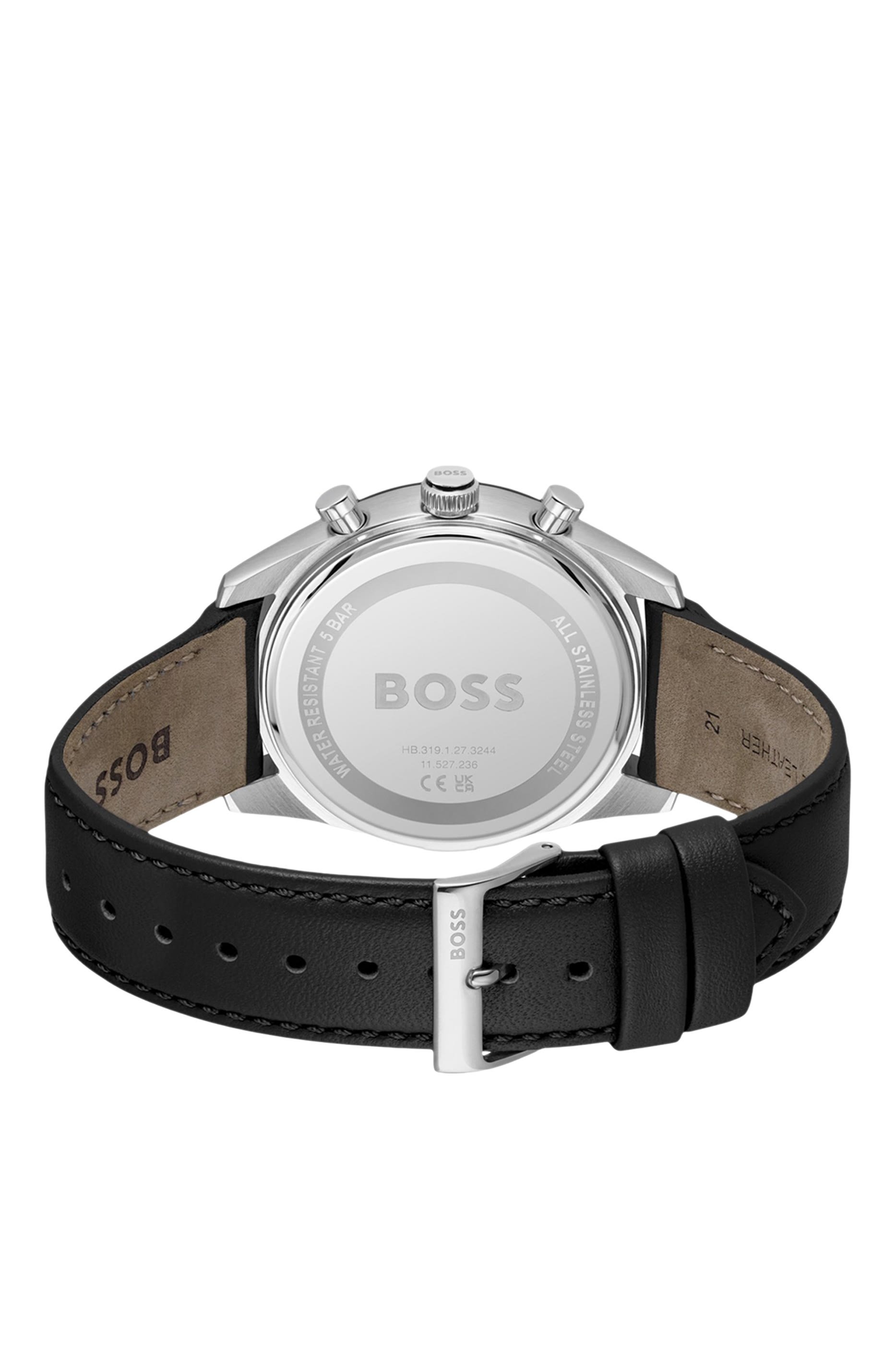 Tourmaster Leather Strap Watch