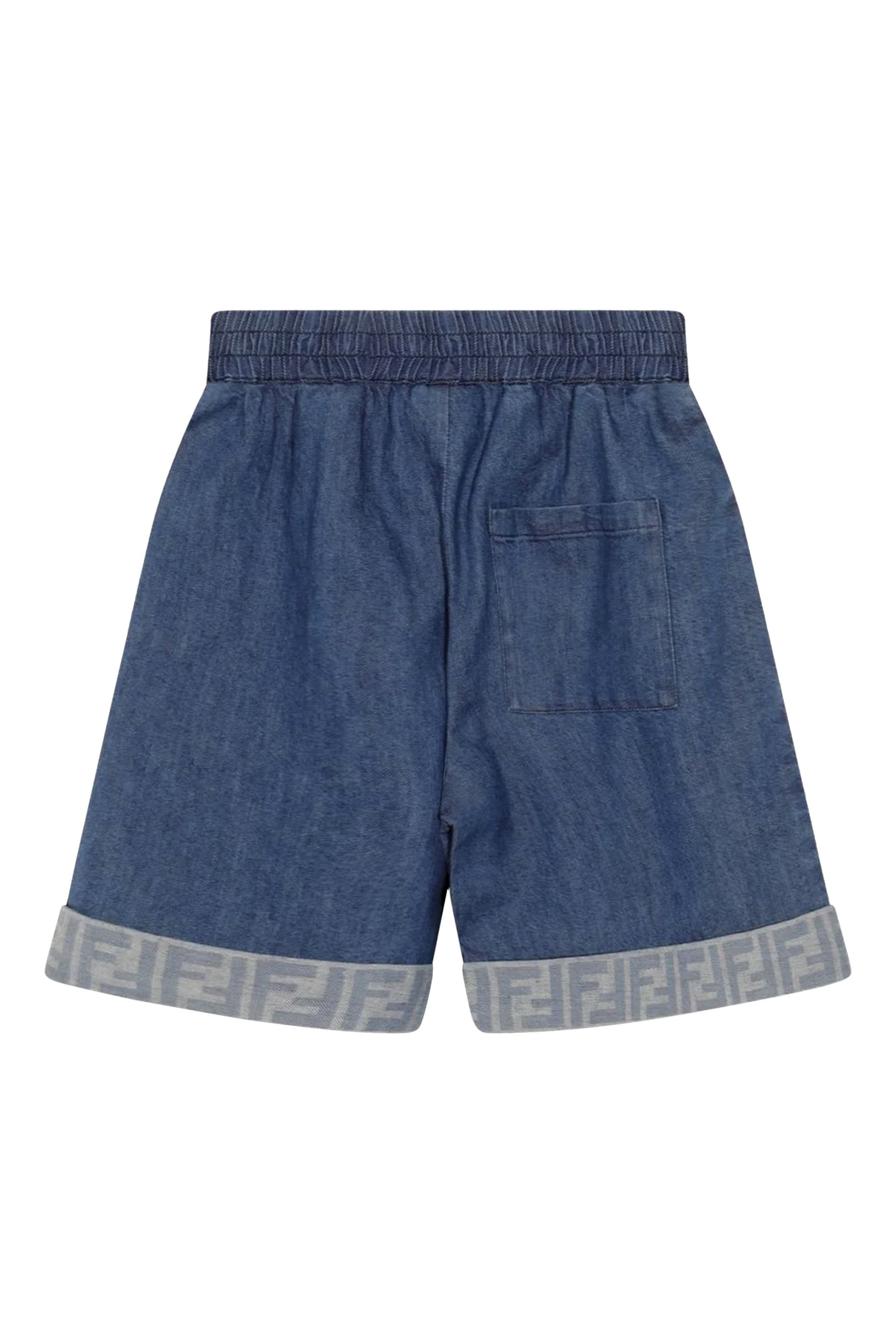 Kids  Logo Denim Shorts 