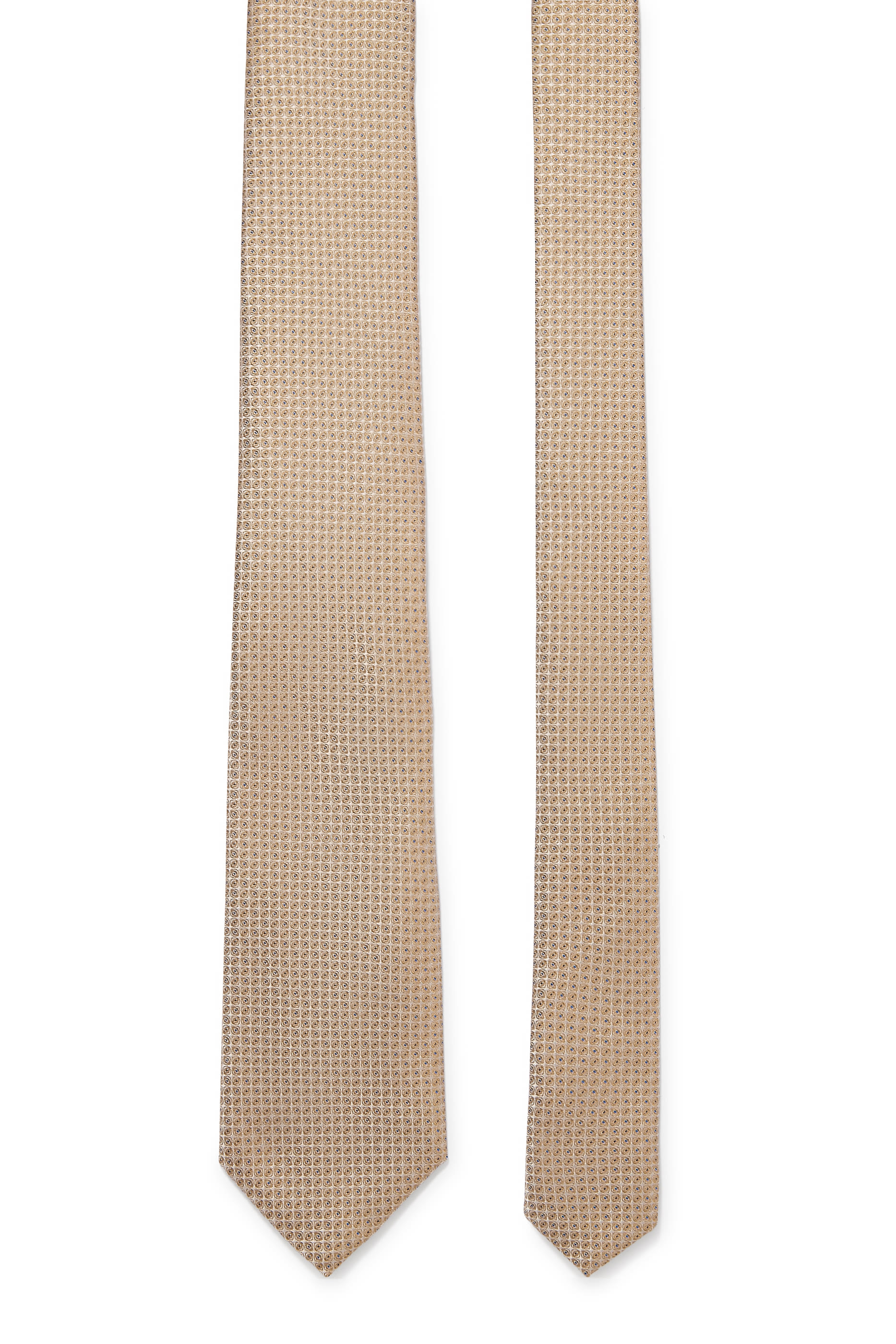 Micro Pattern Silk-Blend Tie