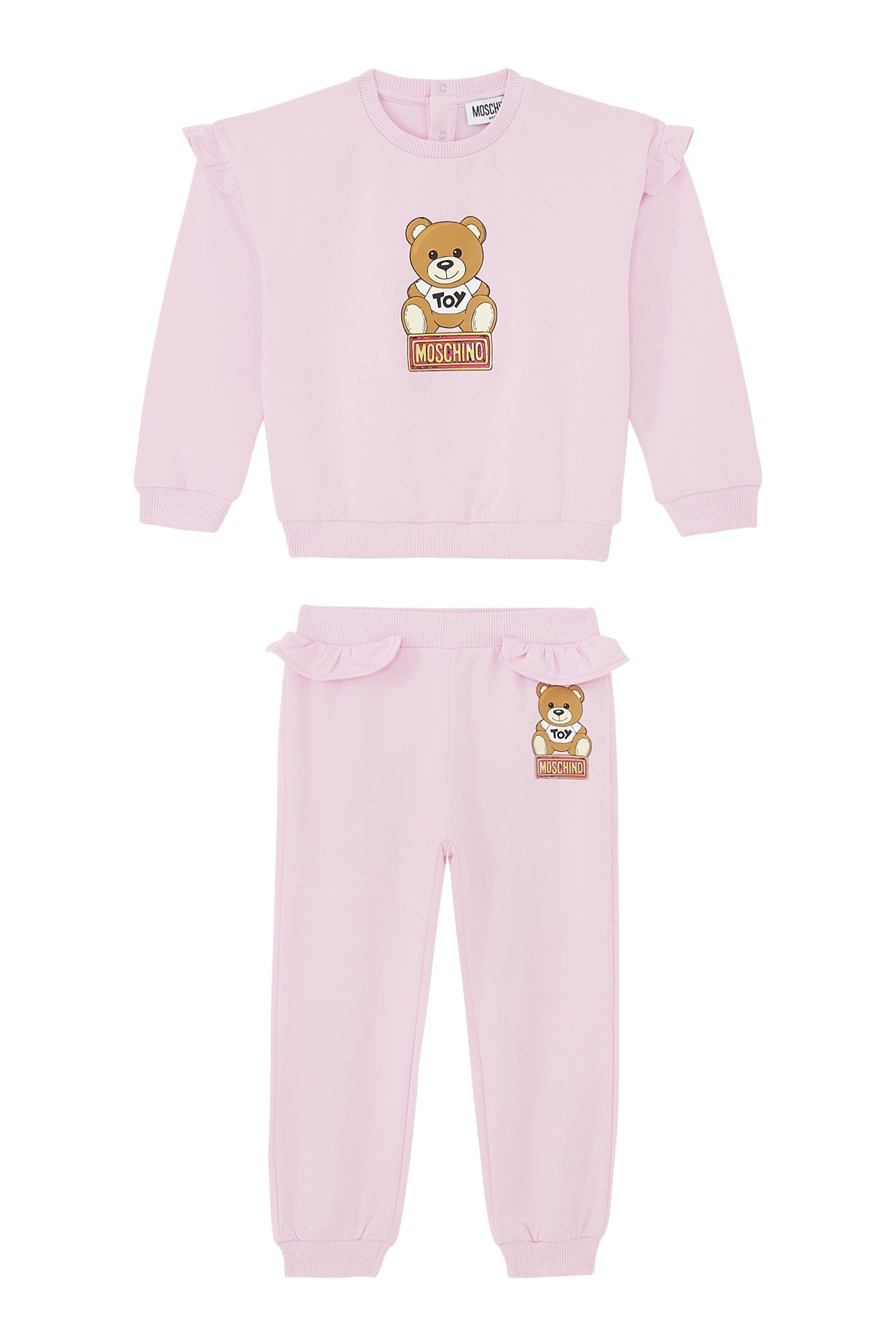 Kids Teddy Sweatshirt & Sweatpants Set