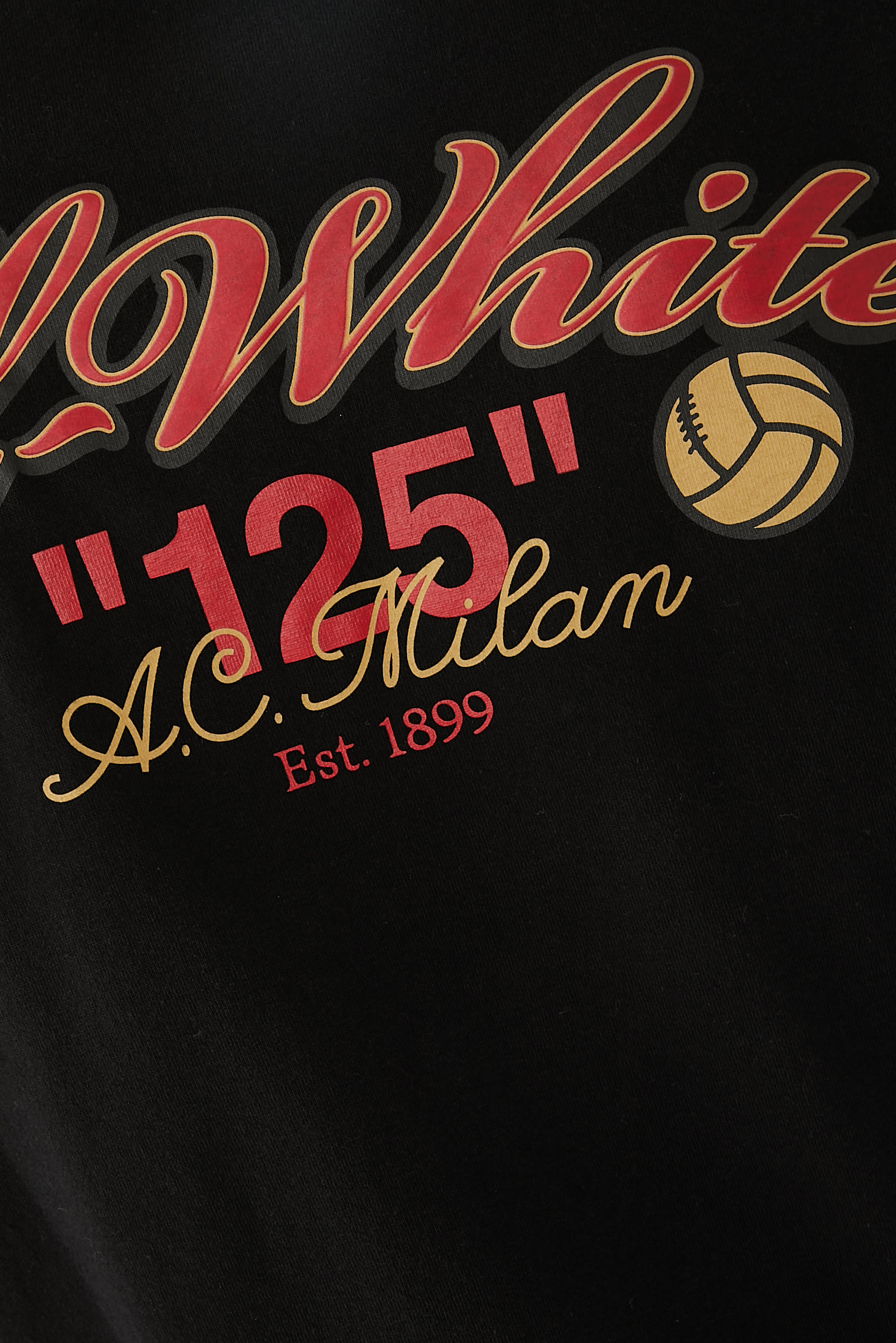 OW x A.C Milan Jersey T-Shirt