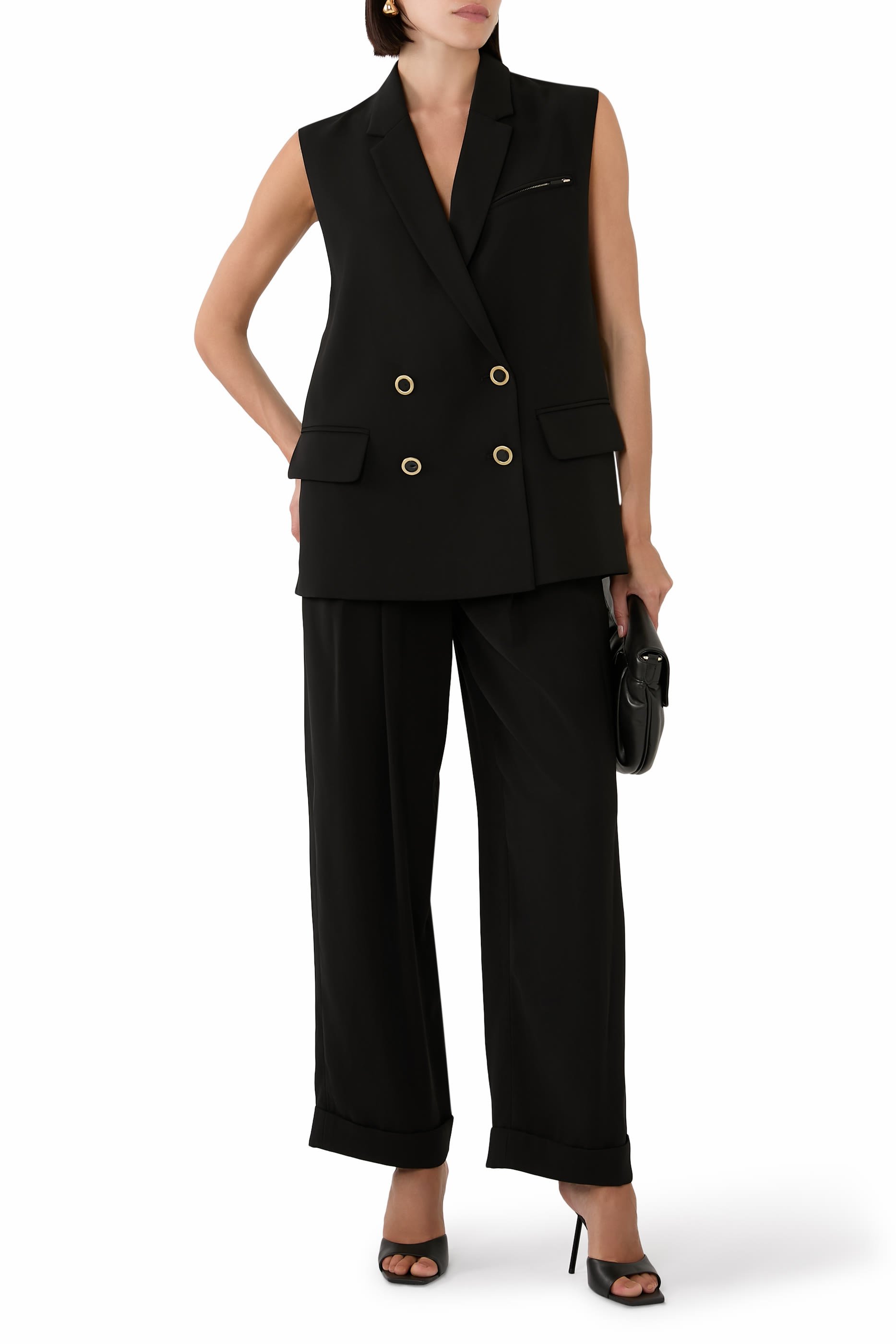 Salin de Giraud Waist Folds Trousers