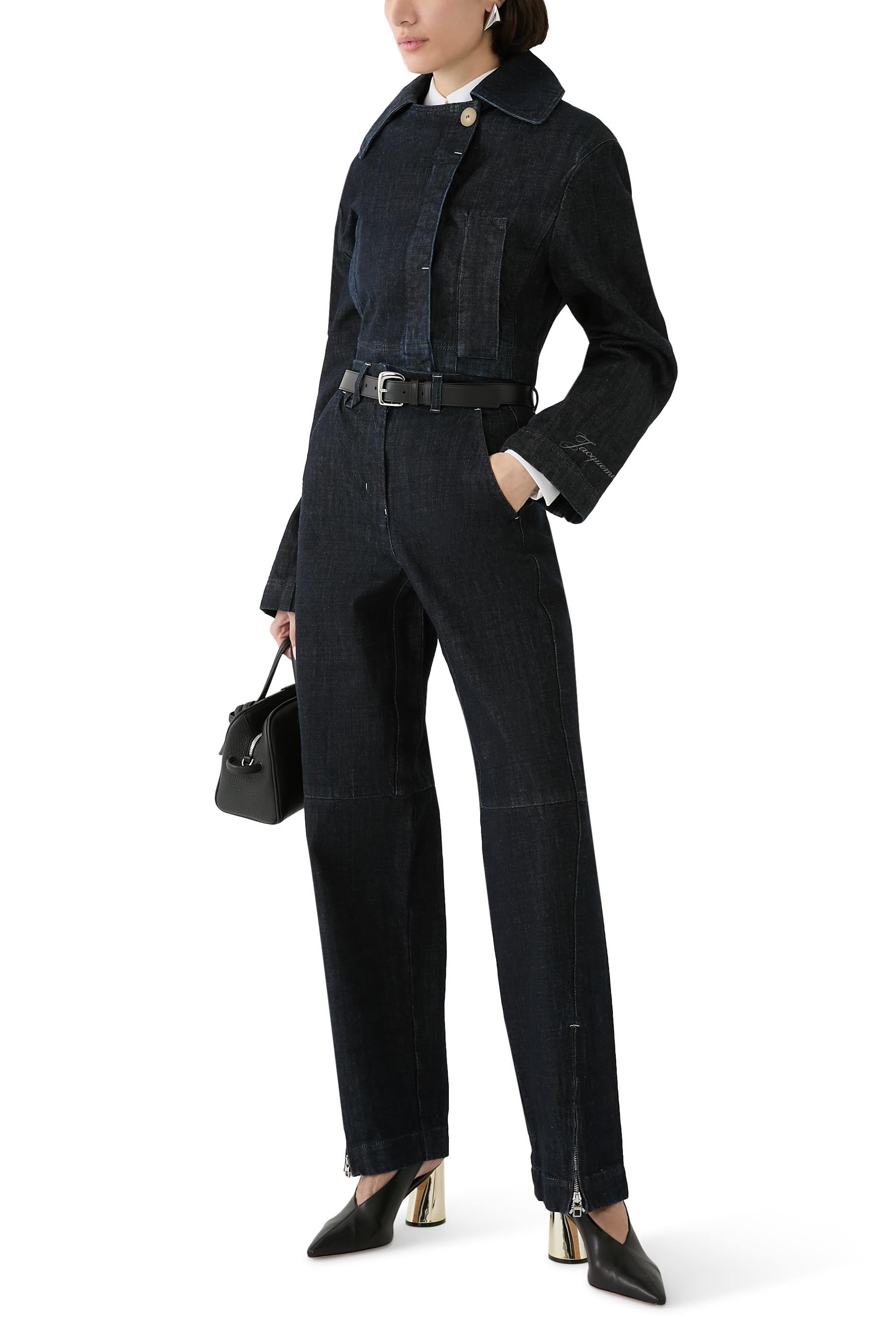 The De-N&icirc;mes Denim Cargo Pants