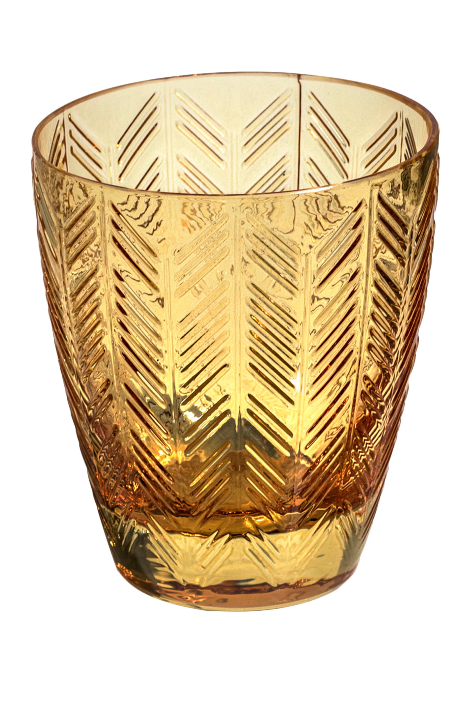 Zig Zag Water Glass