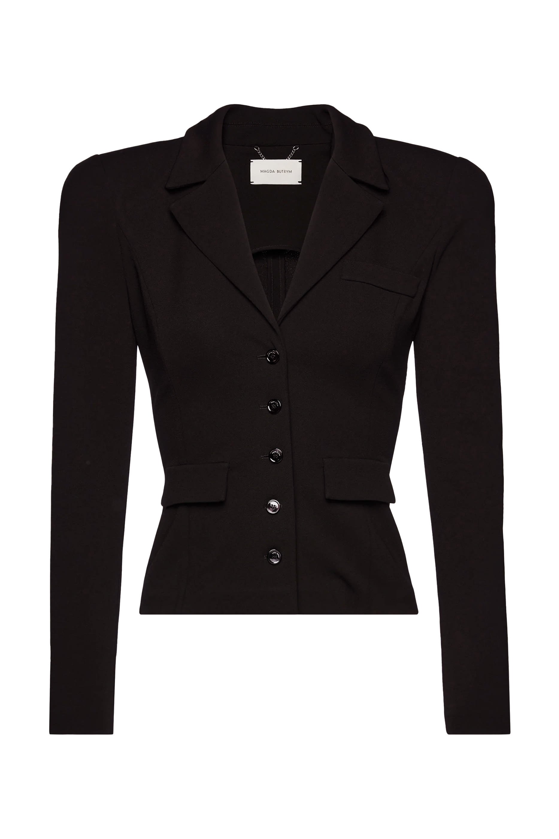 Fitted Single-Button Blazer
