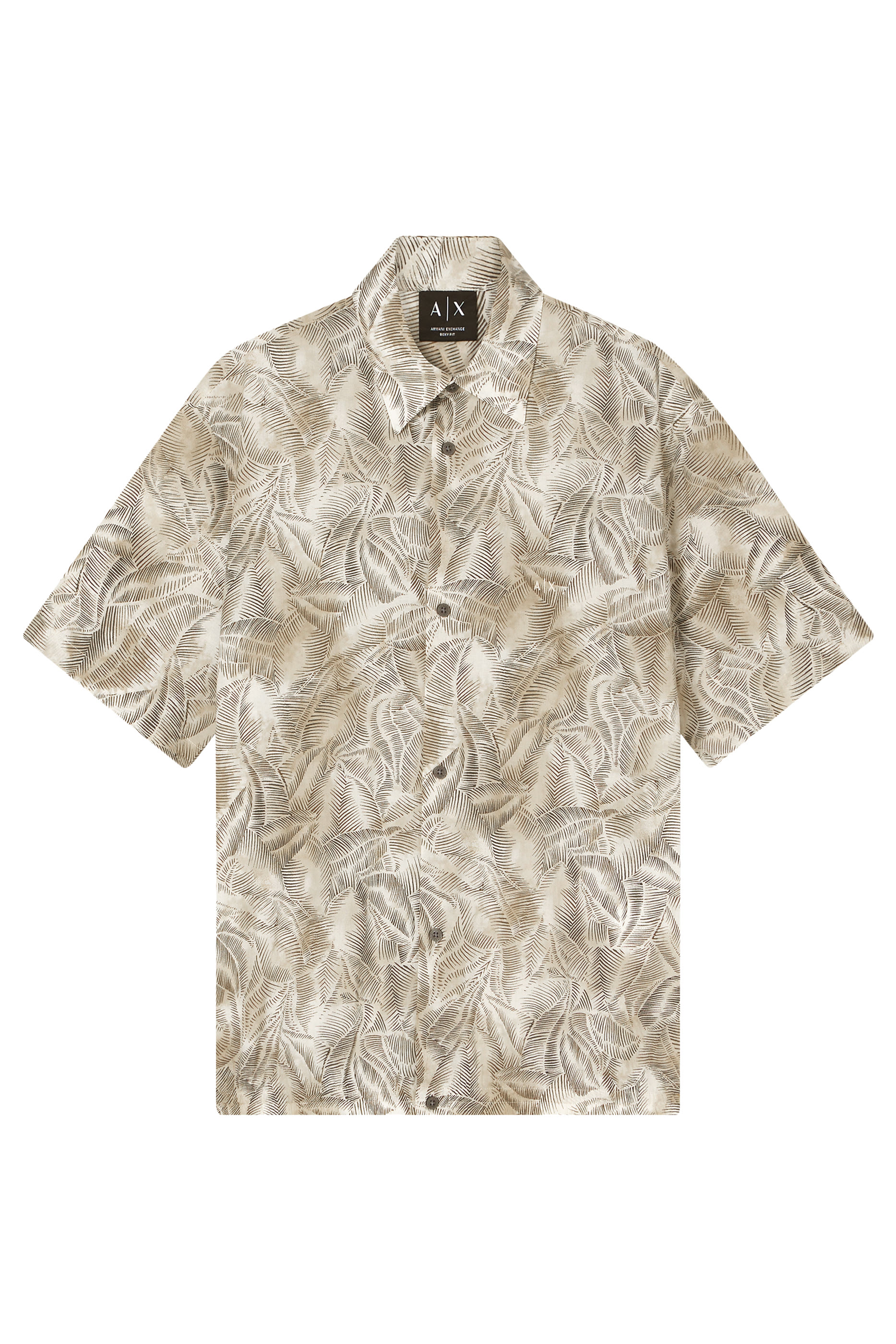 Hidden Button Placket Shirt