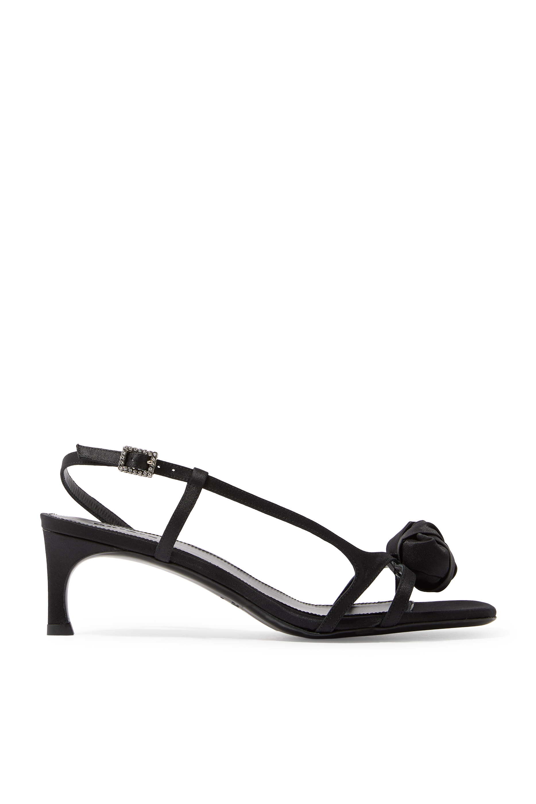  Satin Knot 55 Strappy Sandals 