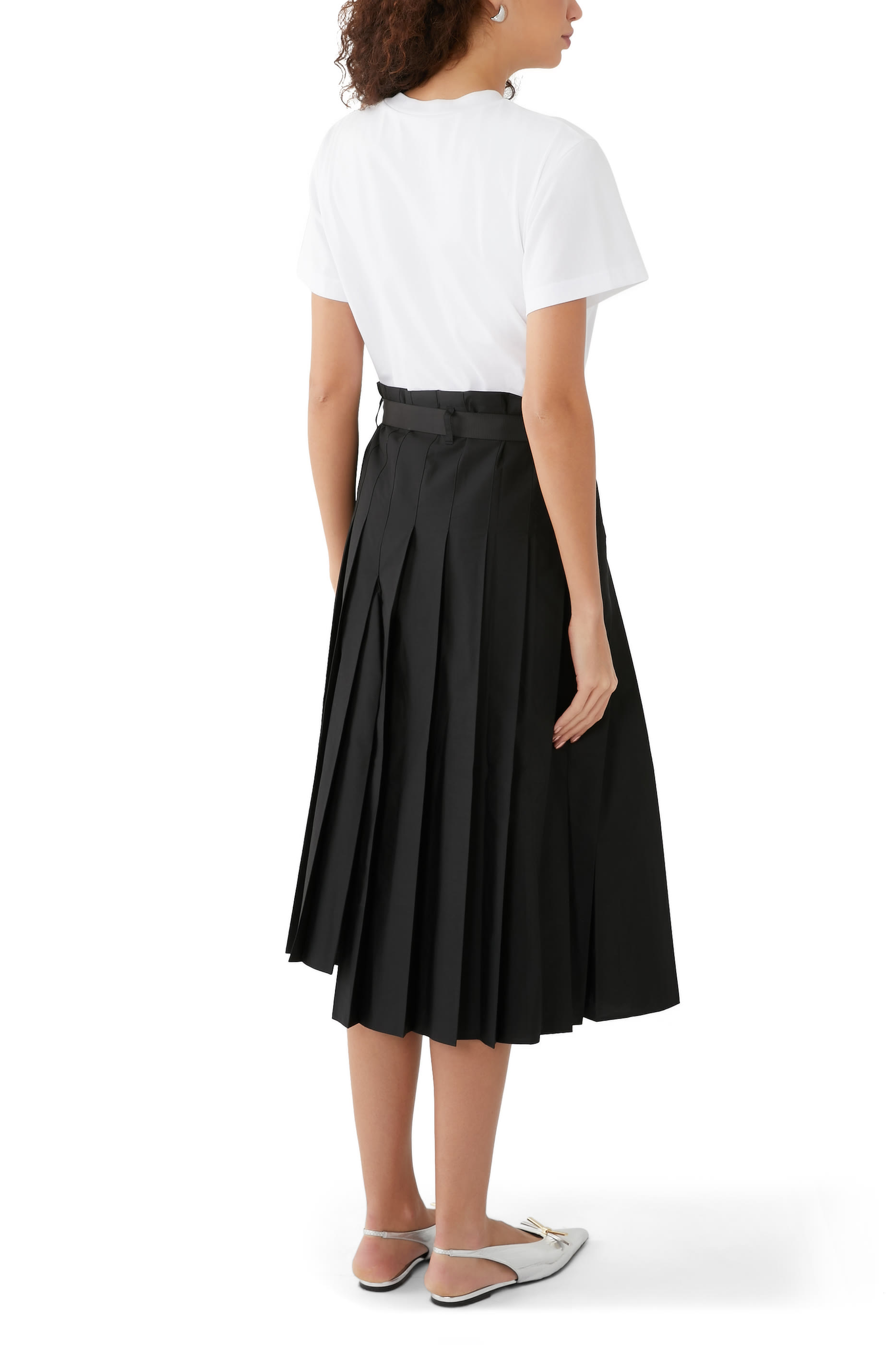 Cotton Poplin x Cotton Jersey Dress