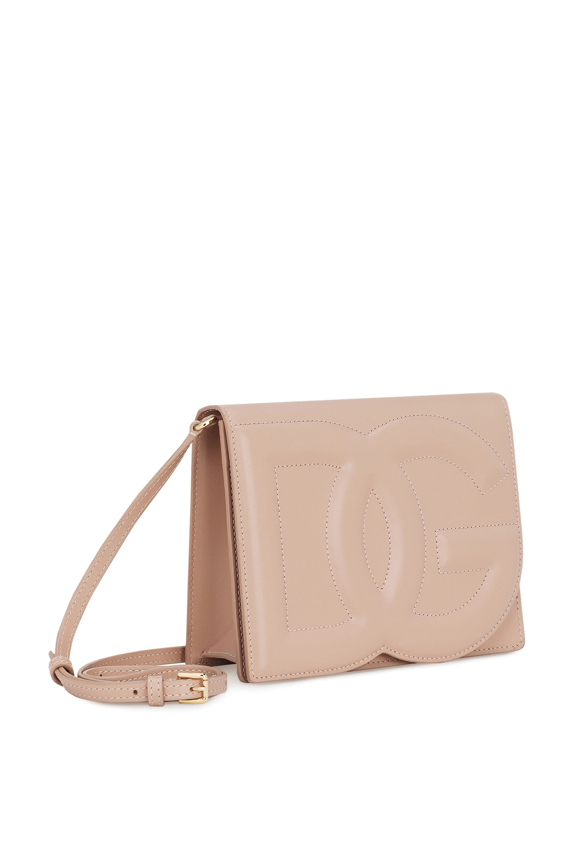 Calfskin DG Logo Crossbody Bag