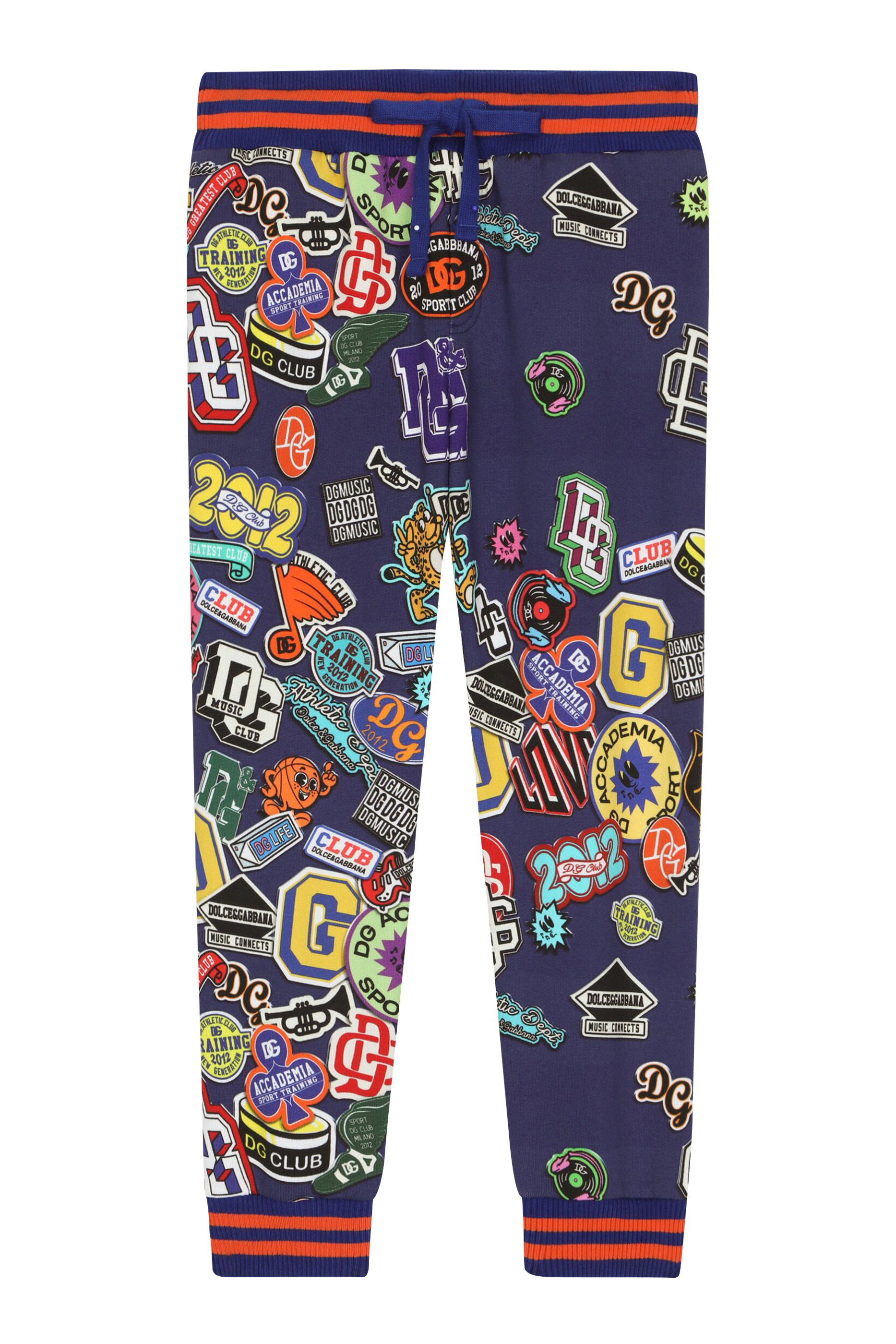 Kids Printed Cotton Jogging Pants