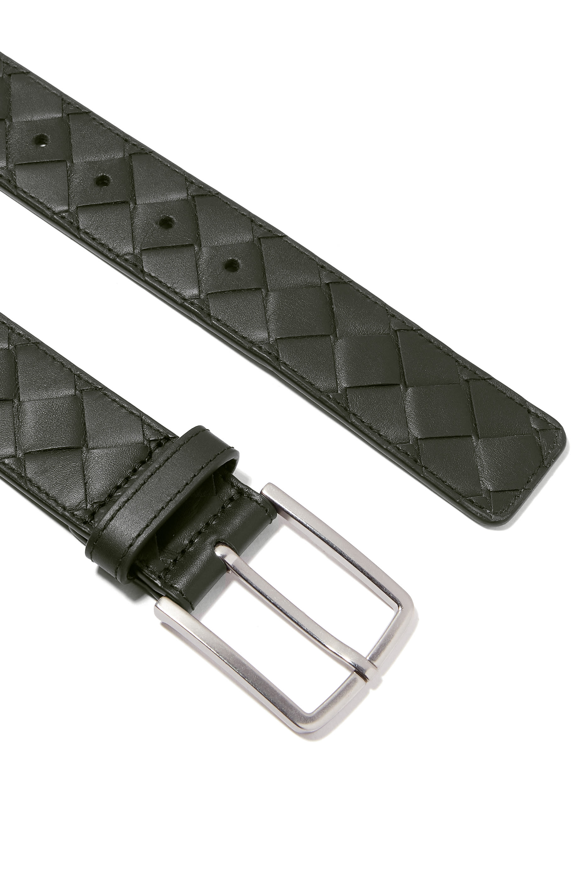 Intreccio Leather Belt