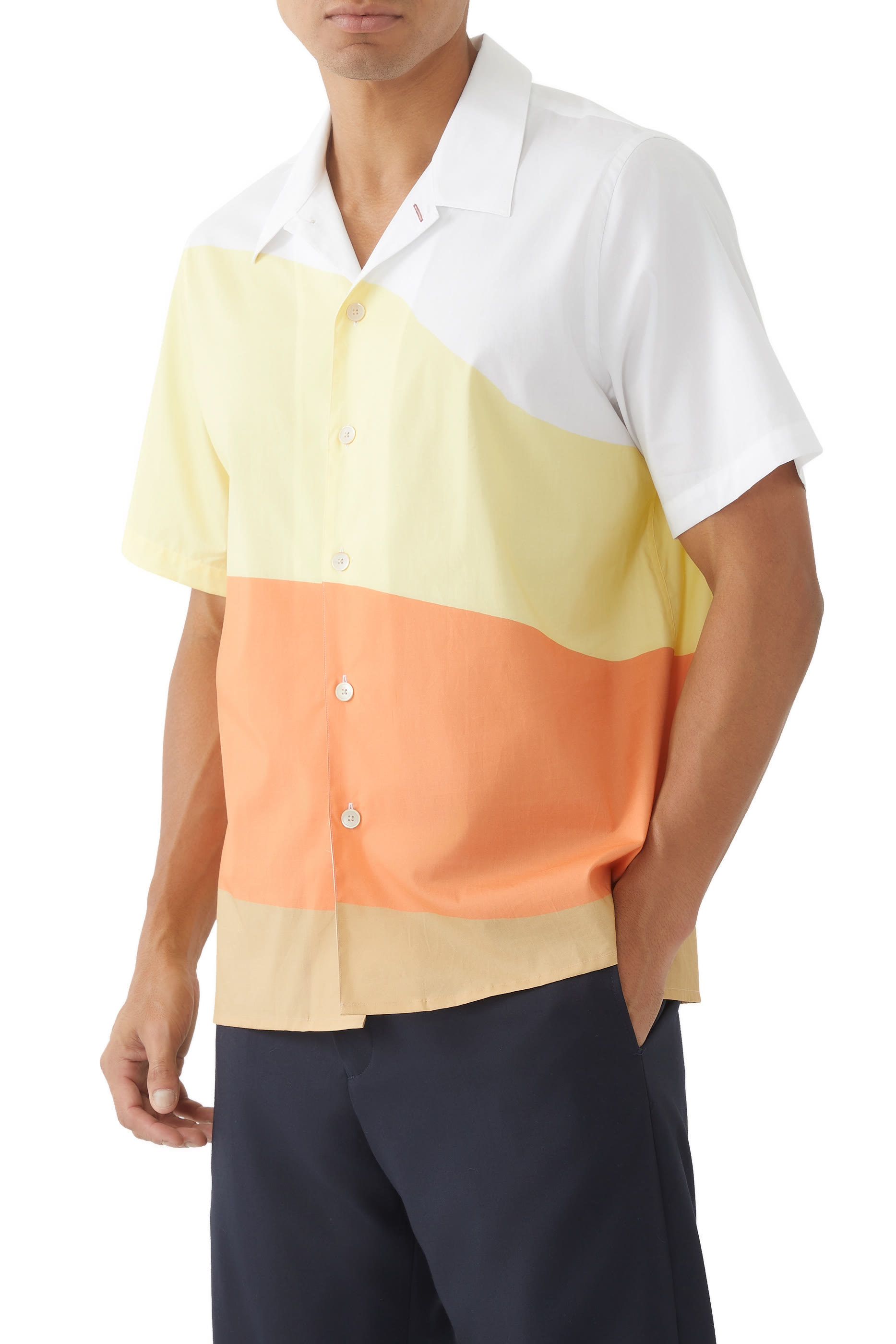 Short-Sleeve Cotton Shirt