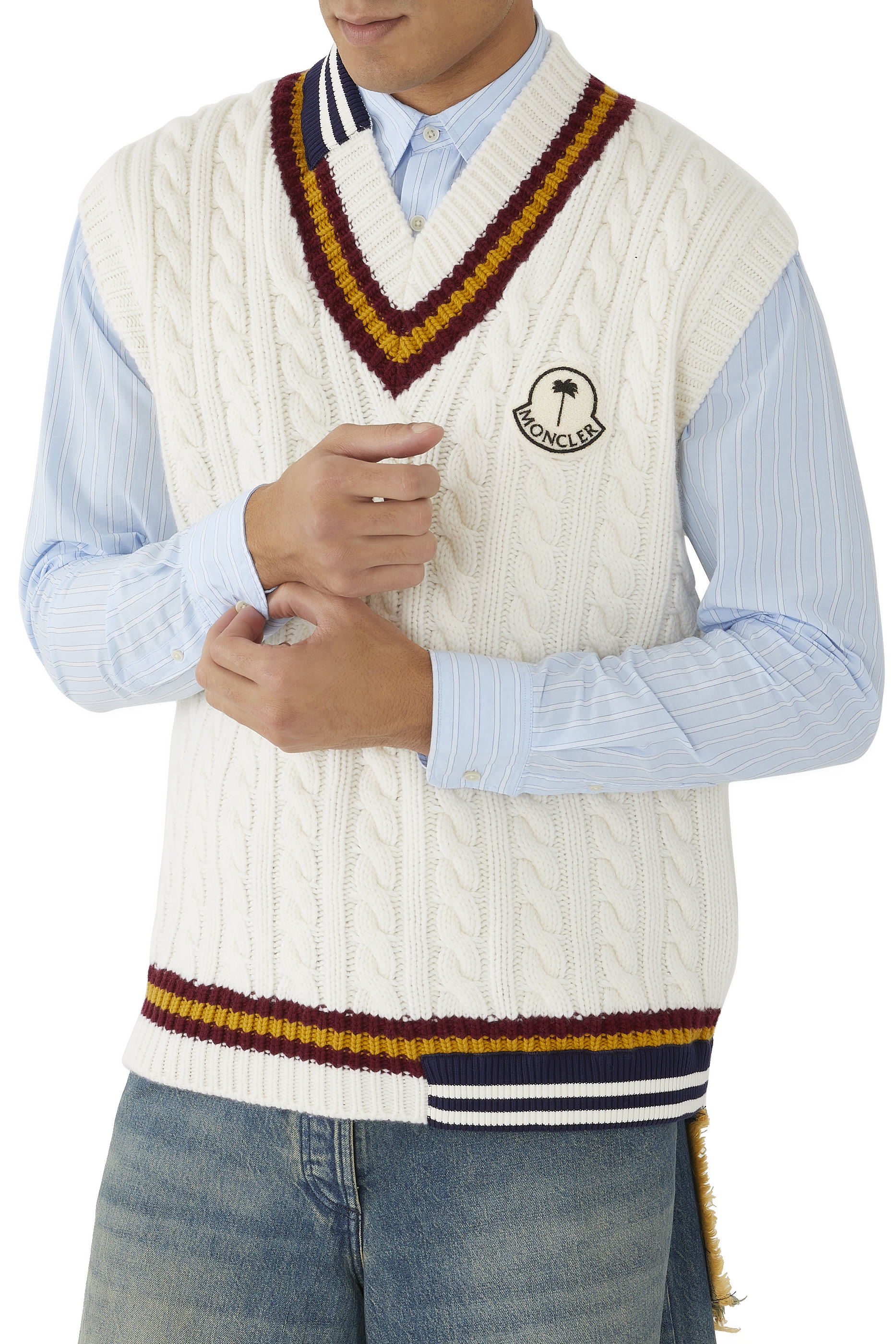 Palm Angels x Moncler Knitted Vest