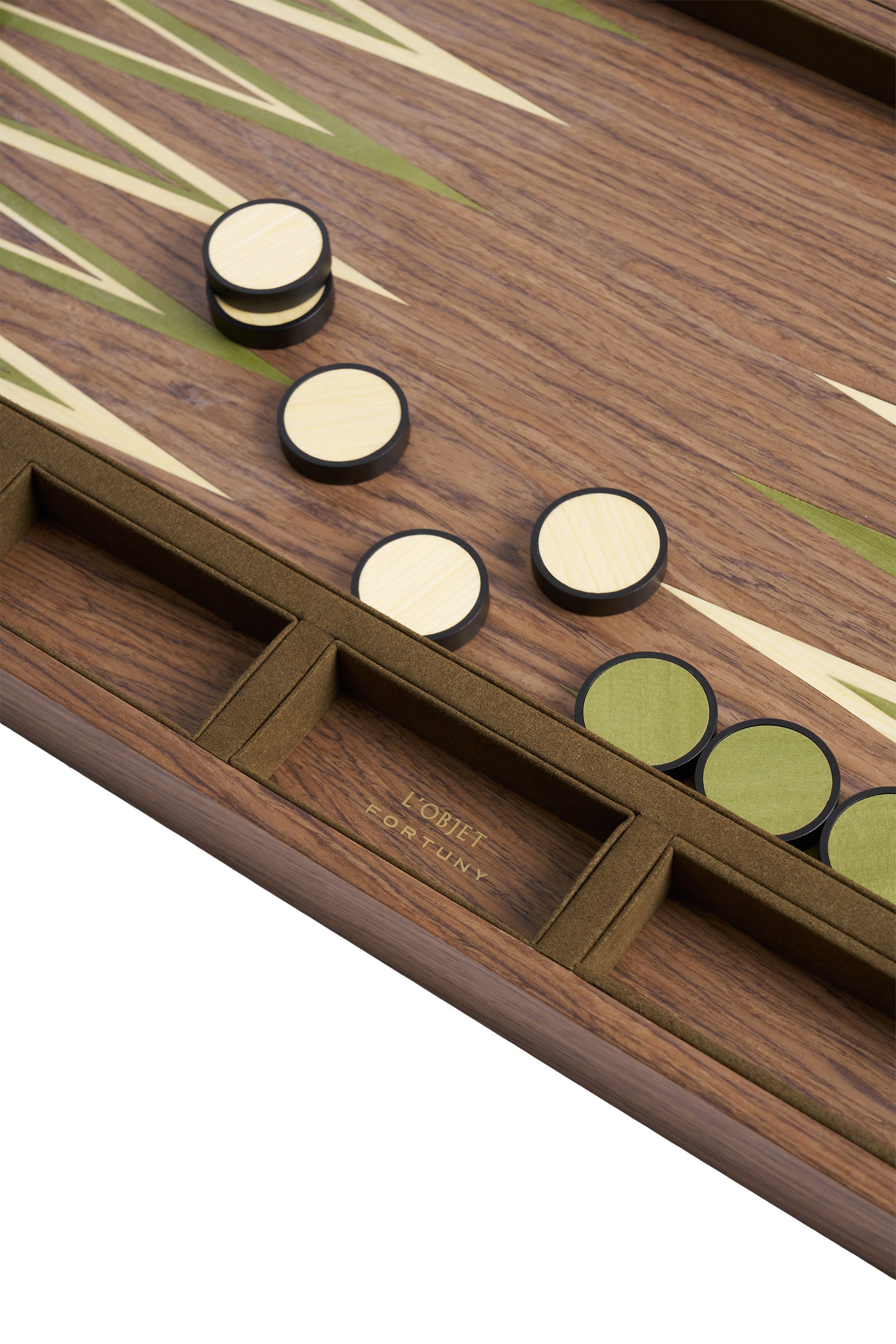 Fortuny Backgammon &ndash; Garno Isole Military Green