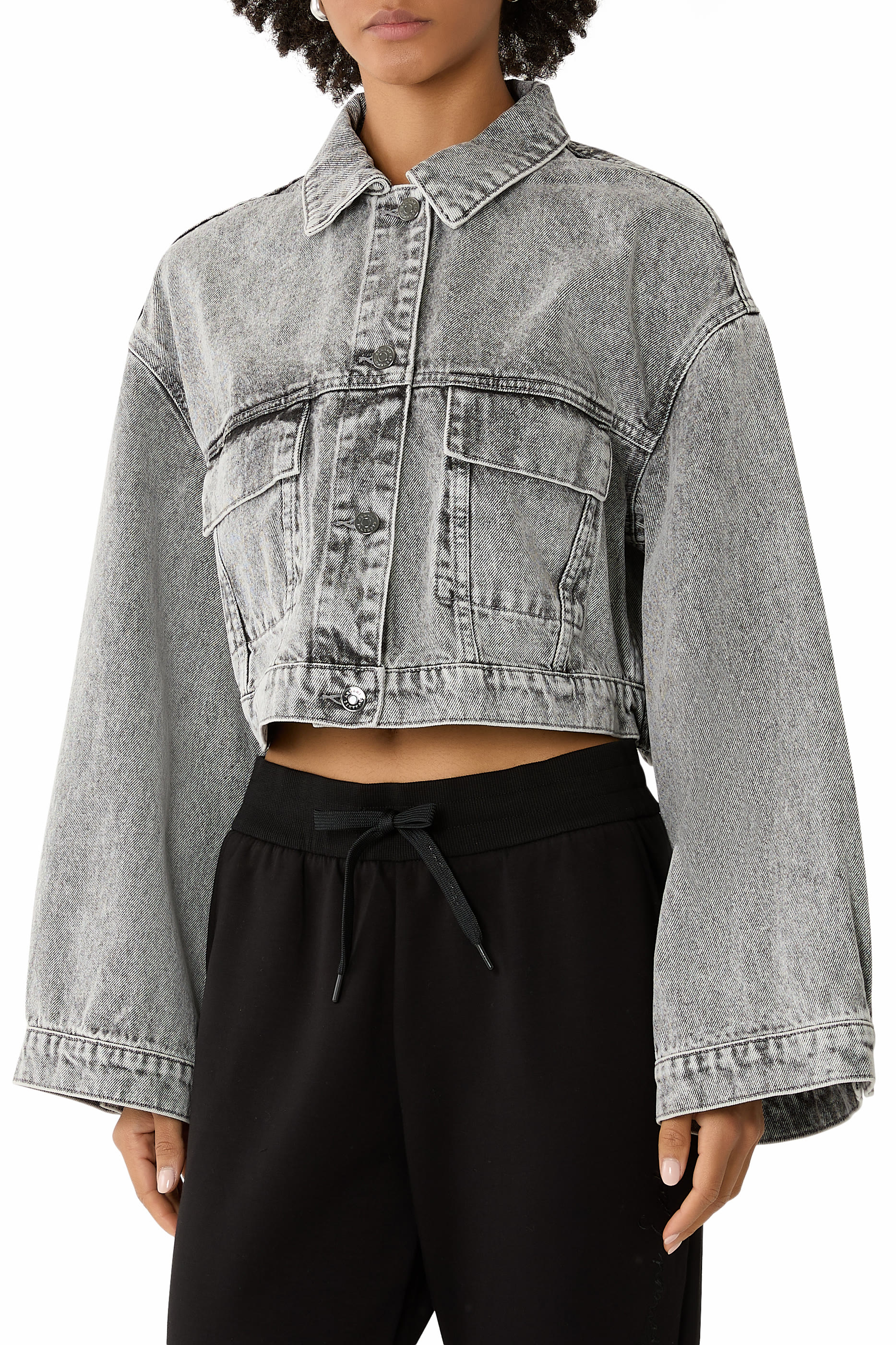 Denim Blouson Jacket