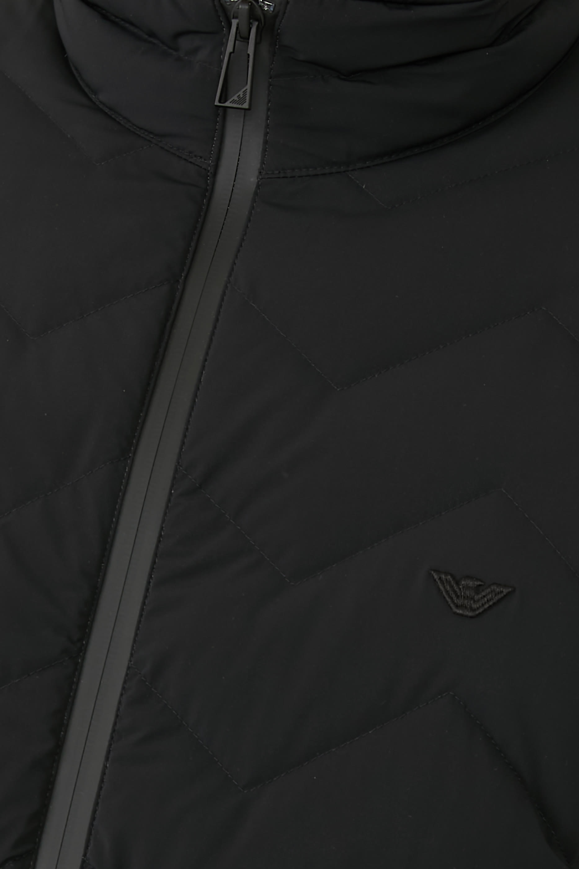 Water-Repellent Chevron Quilted Nylon Spandex Down Jacket