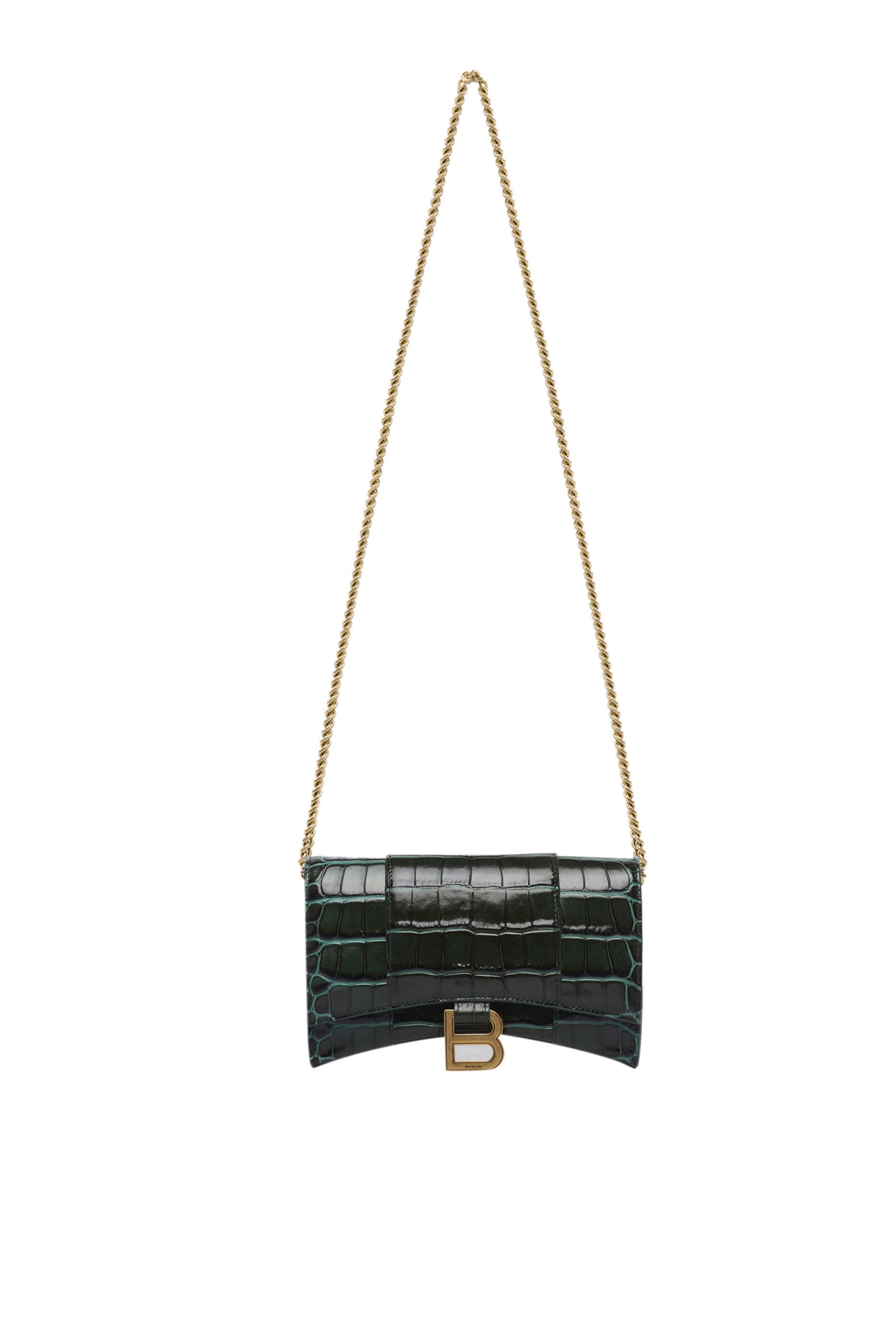 Hour Glass Wallet Chain Bag